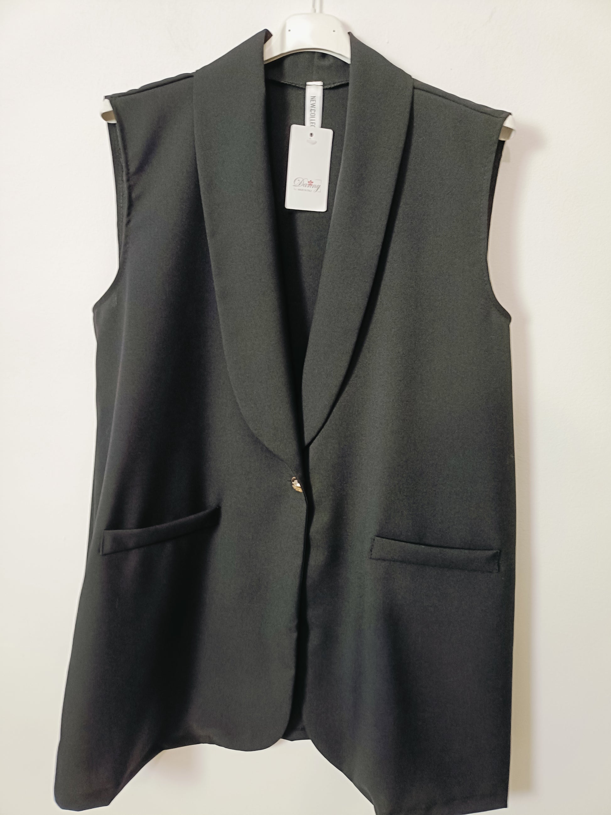 Gilet curvy bottone