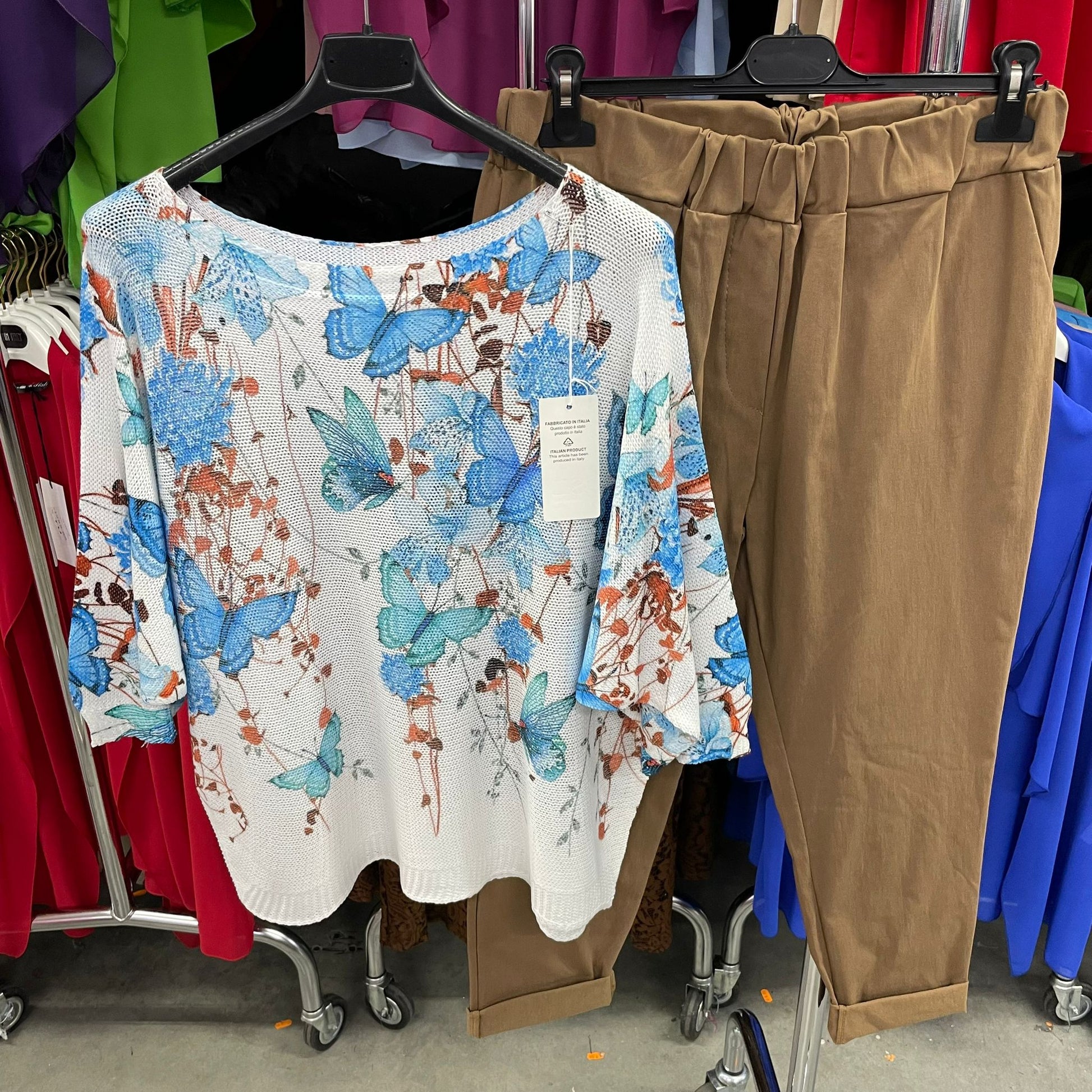 Completo Jeansetti e blusa