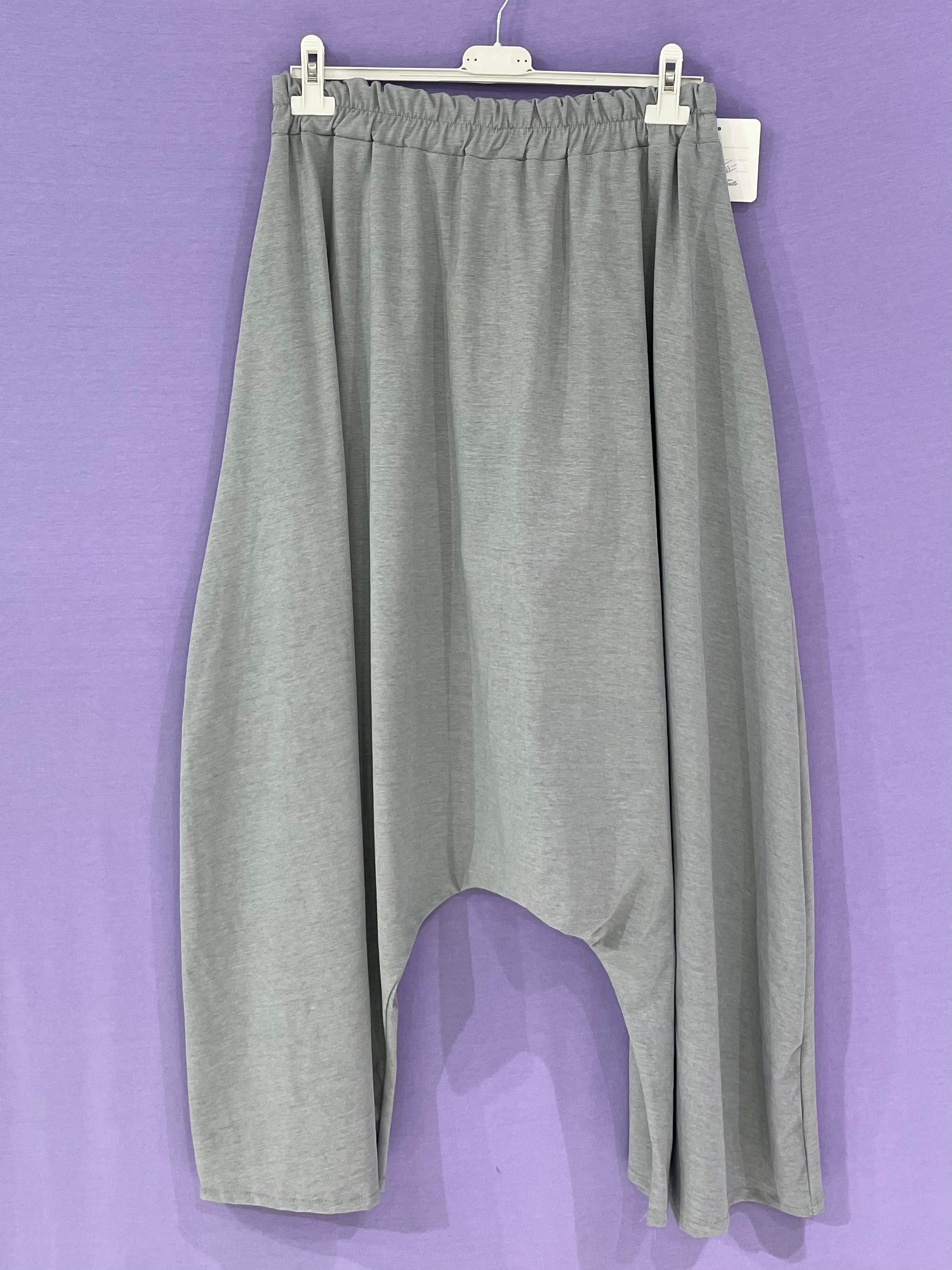 Pantalone in cotone cavallo basso curvy