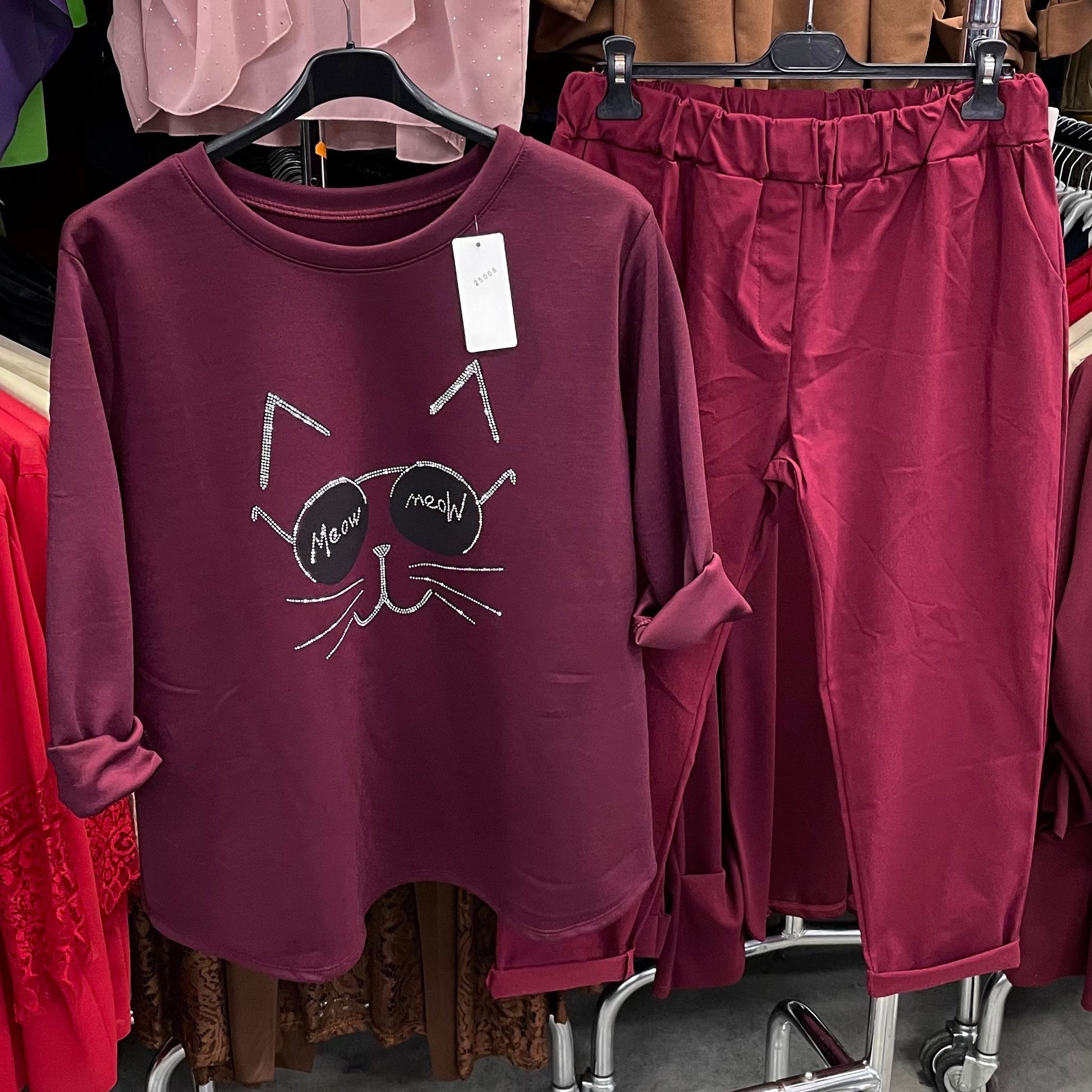 Completo felpa Miao e Jeansetto