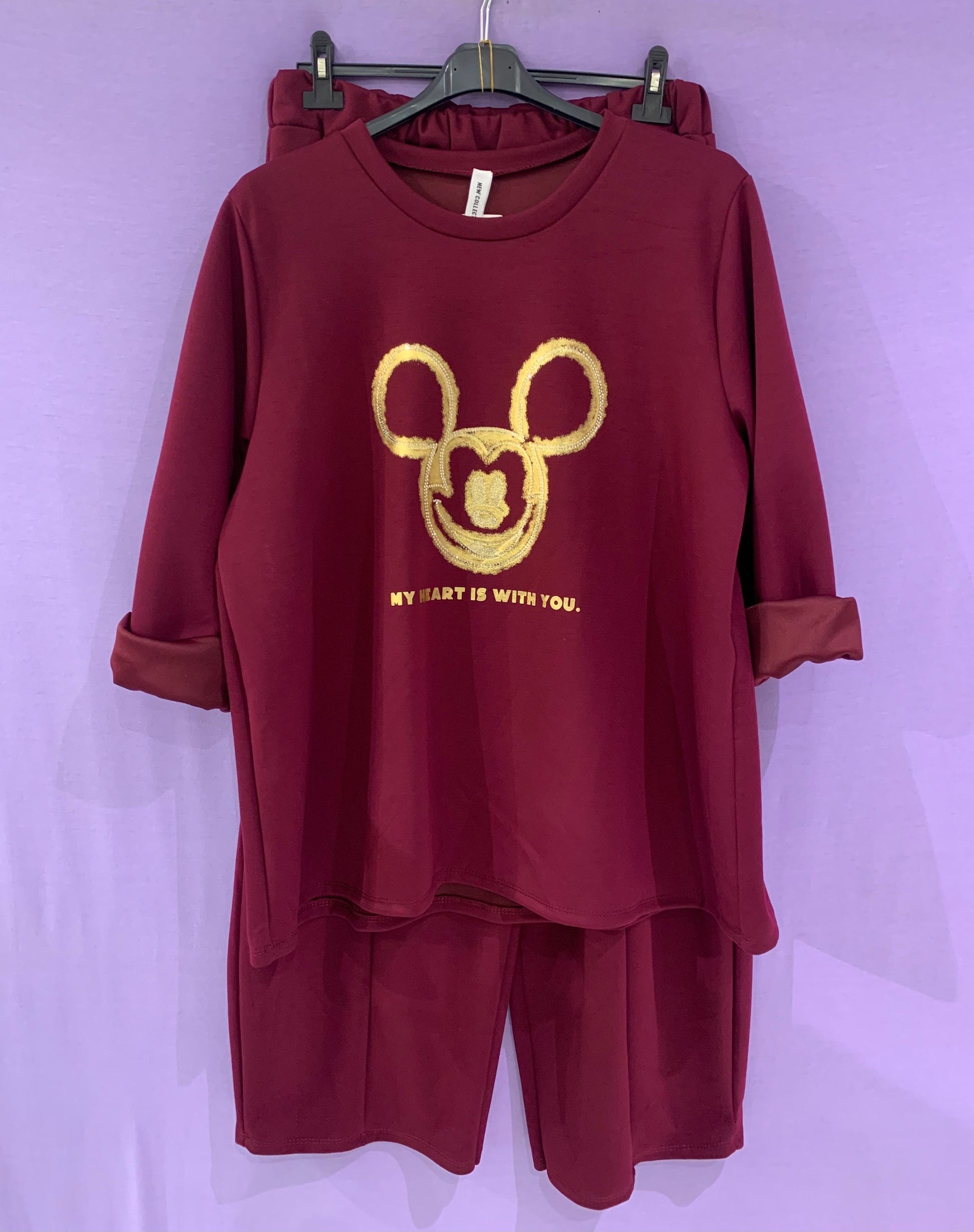 Maxi tuta Mickey Mouse curvy