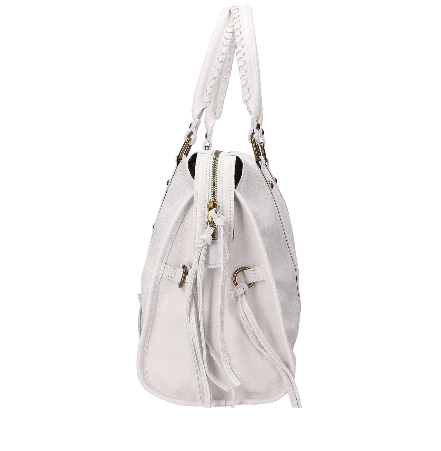 Borsa Modello City Bag Grande Vera Pelle artigianale - Made in Italy