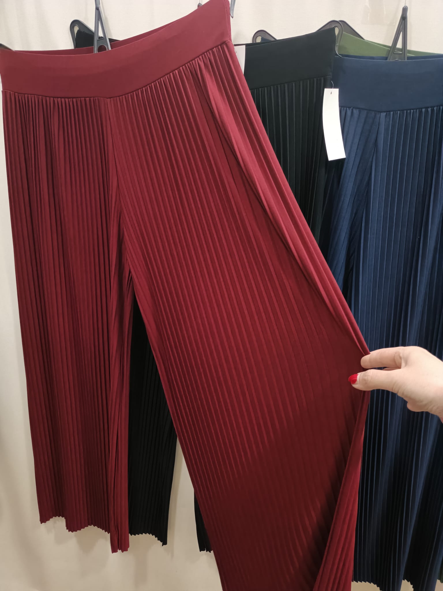 Pantalone Plissé - taglie comode made in Italy