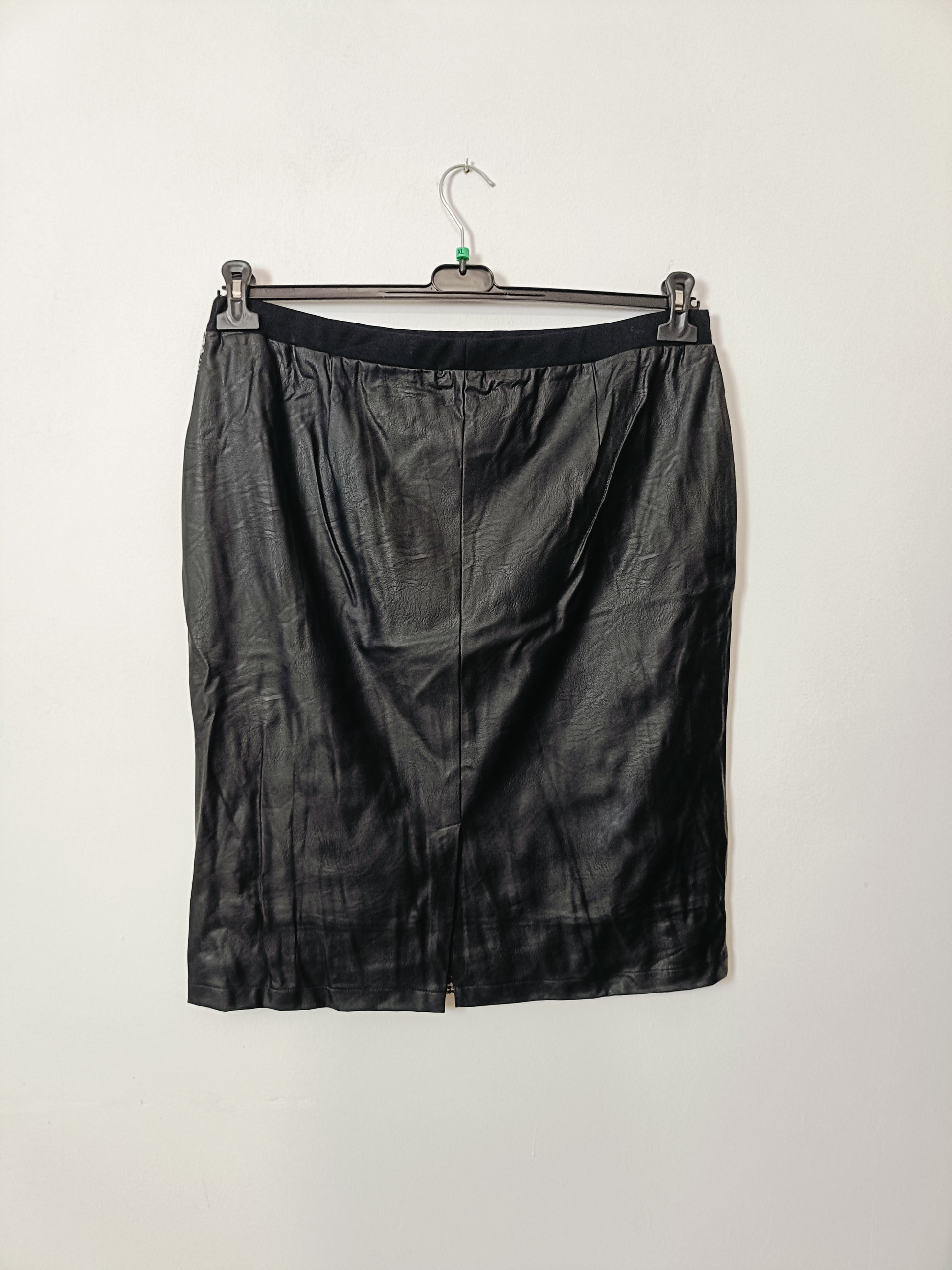 Gonna lurex ecopelle curvy