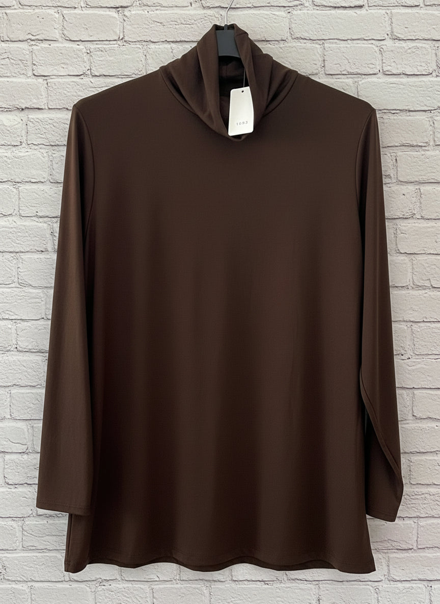 Lupetto seconda pelle in viscosa felpato taglie comode