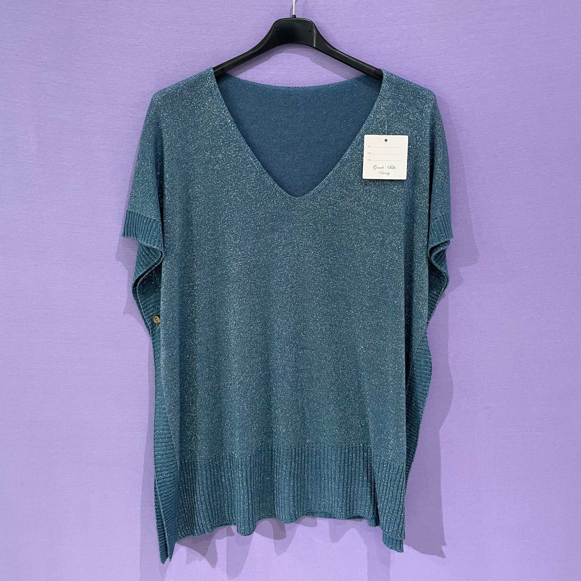 Maxi cappa lurex curvy