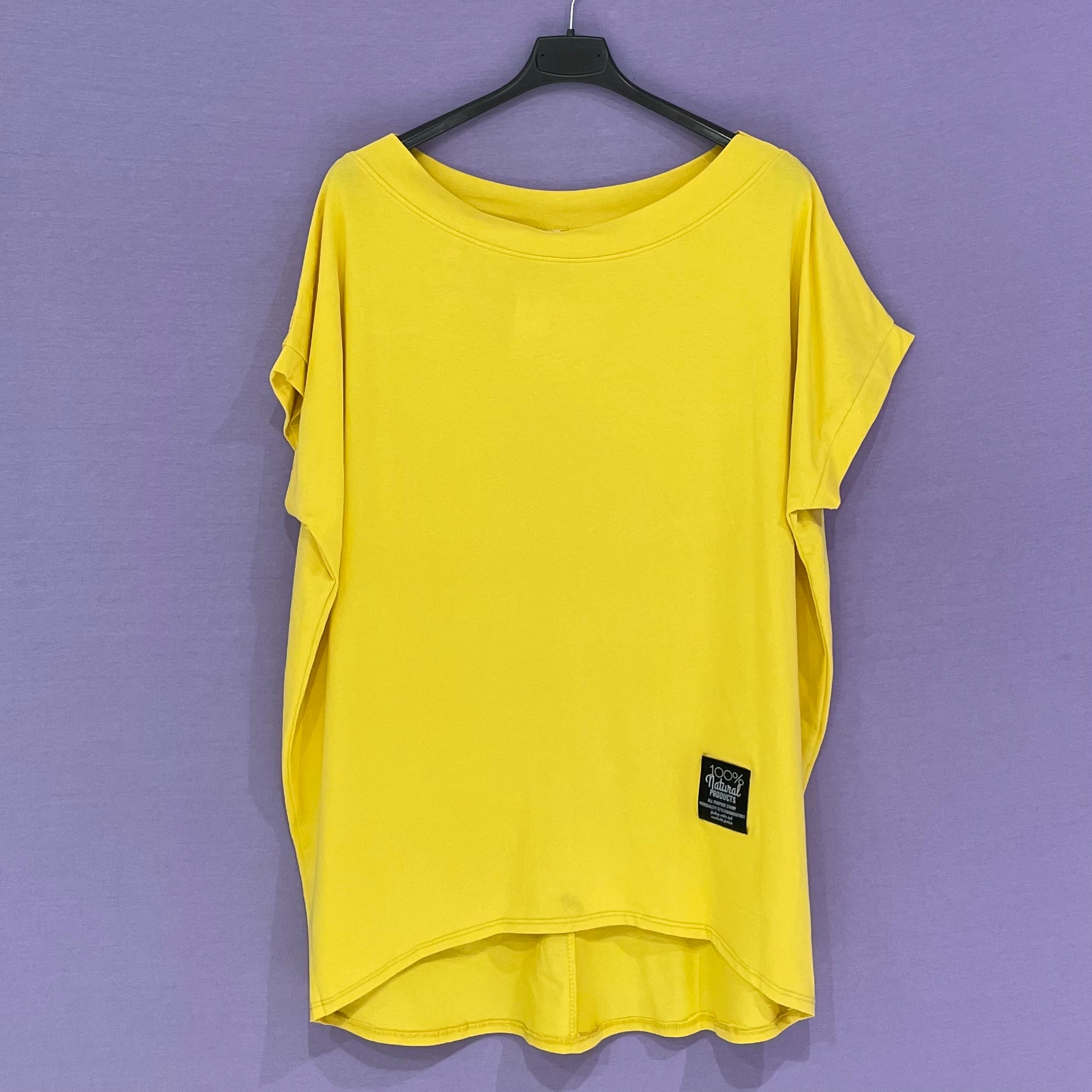 Maxi maglia cotone scollo tondo