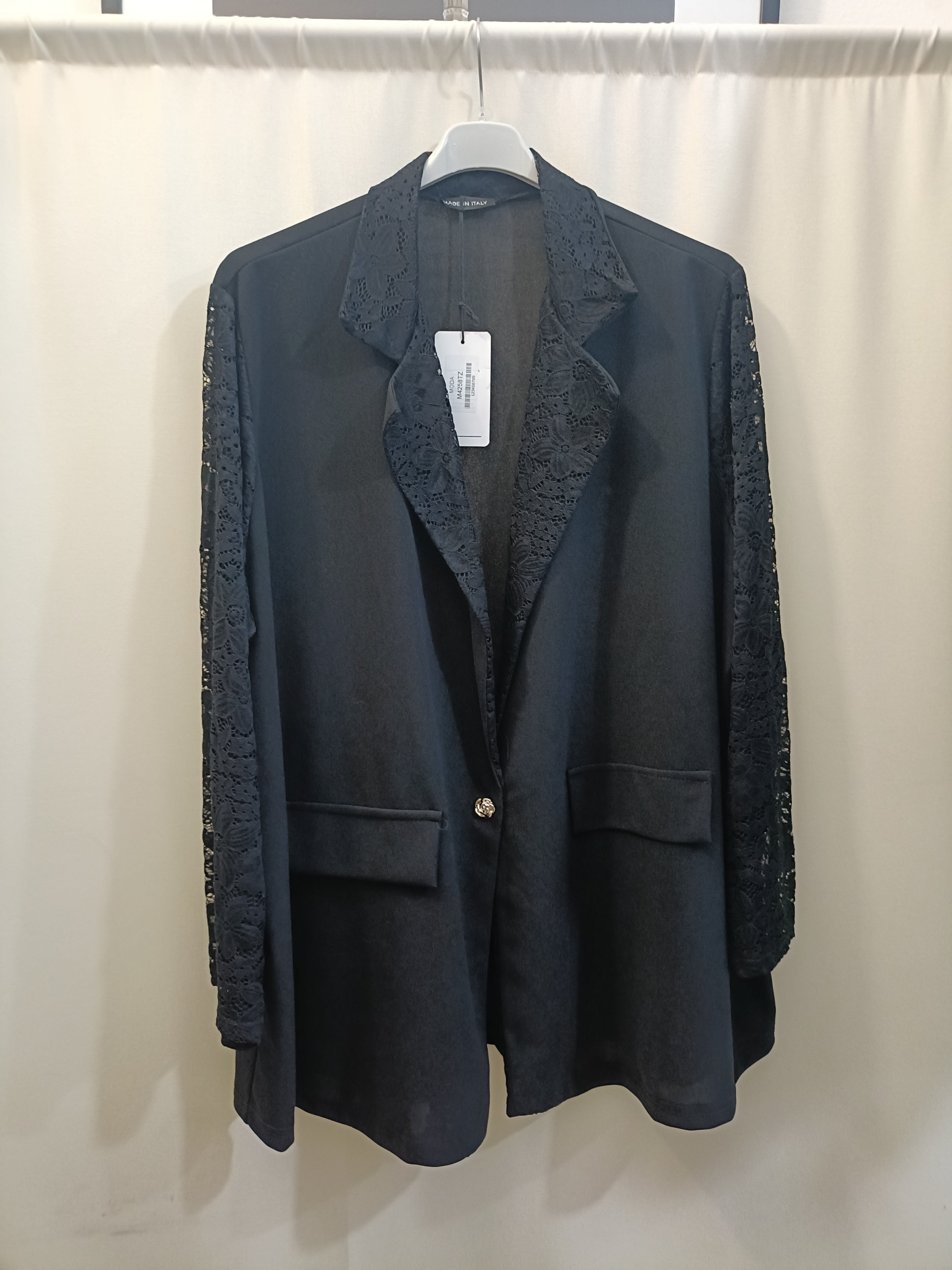 Giacca Oversize maniche in pizzo curvy vestibilità 3XL 5XL