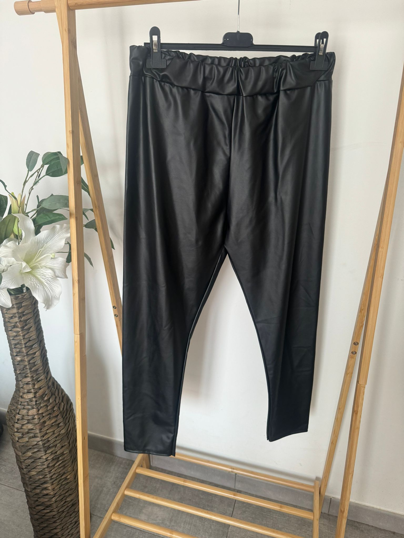 Leggings ecopelle curvy