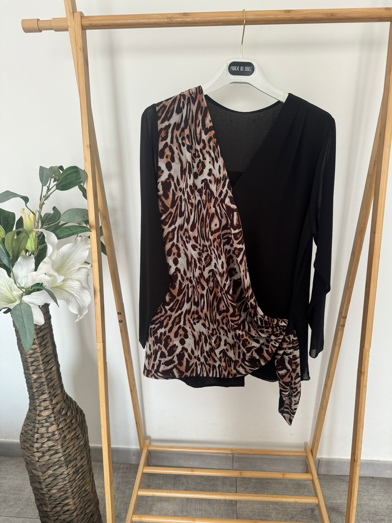 Maxi maglia animalier