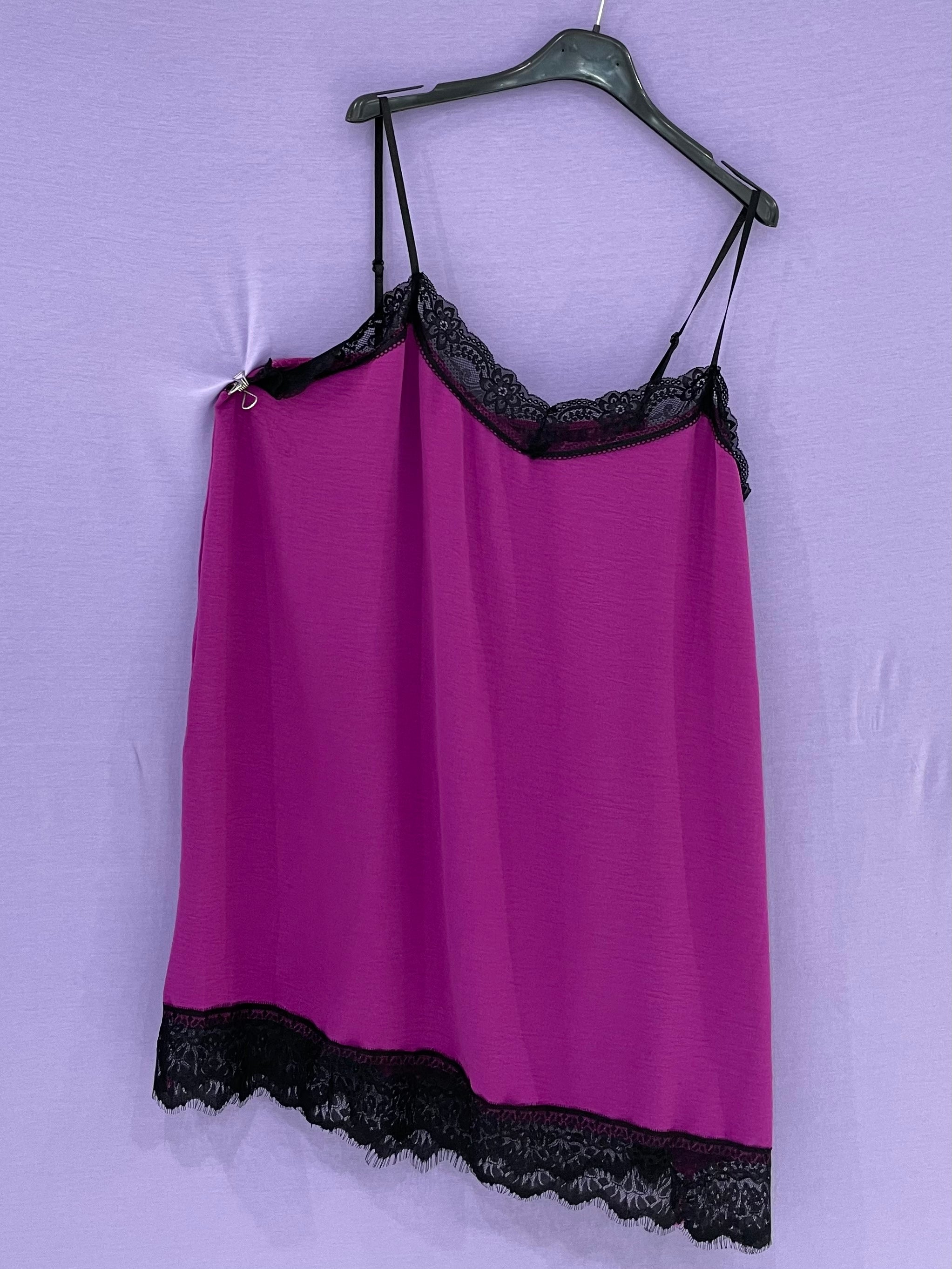 Maxy Top Canotta pizzo