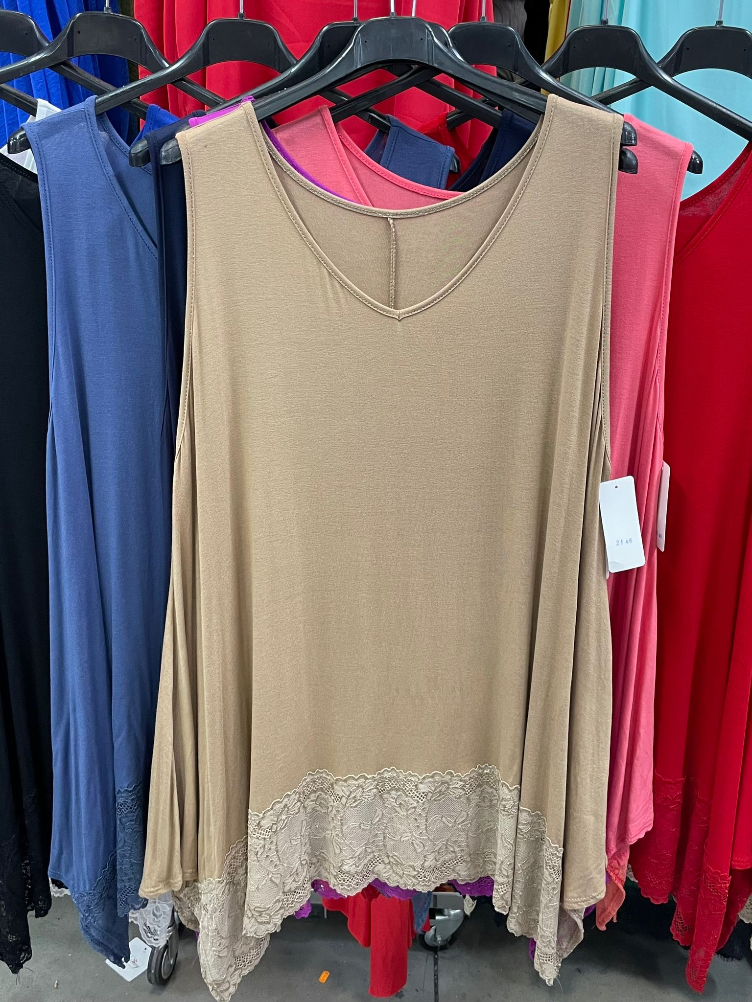 Maxi top pizzo Curvy