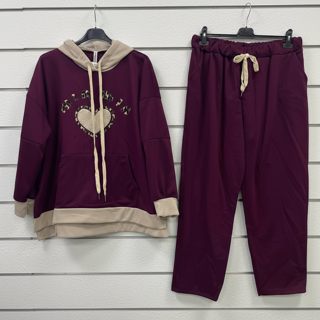 Tuta cuore Miu curvy