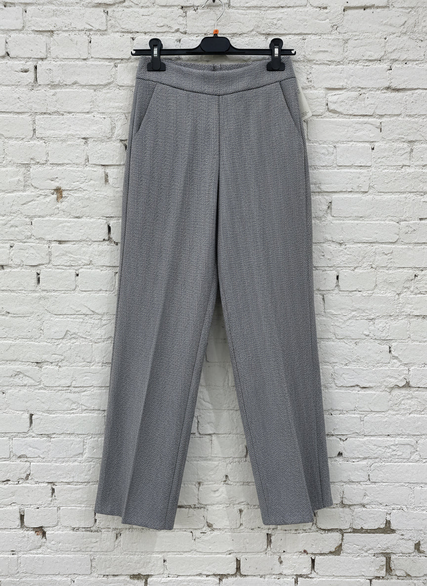 Pantalone elasticizzato texture