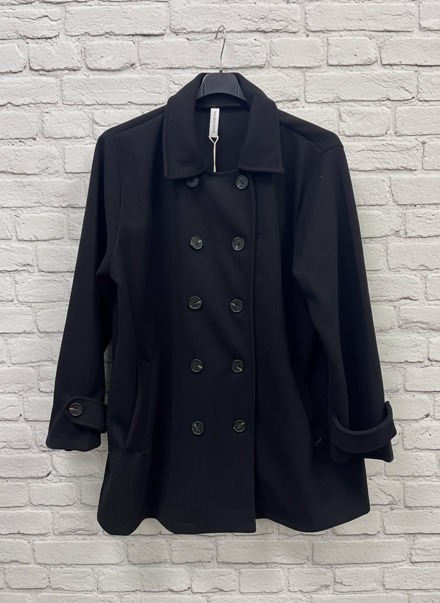 Cappotto doppio petto curvy