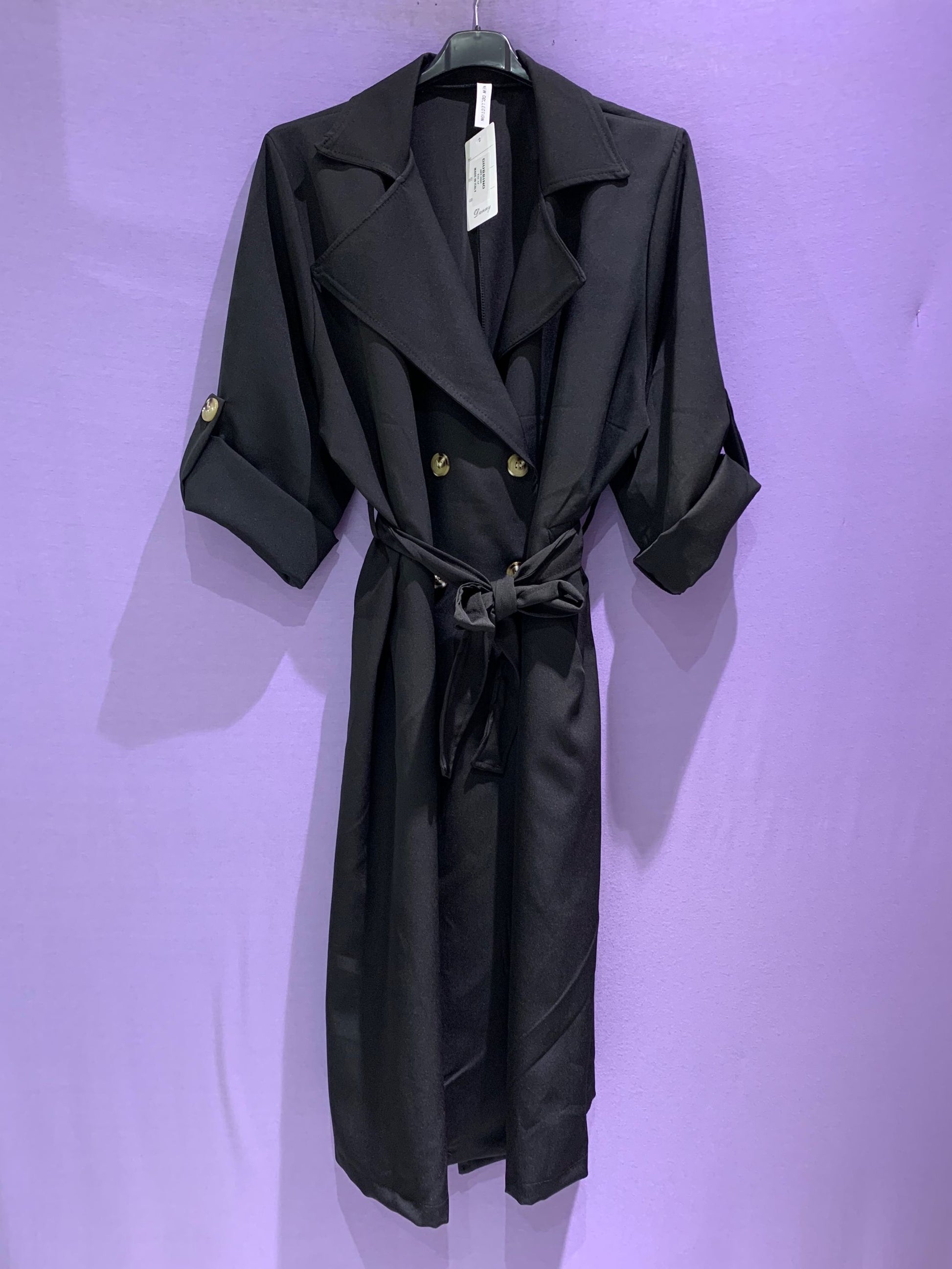 Trench doppio petto curvy