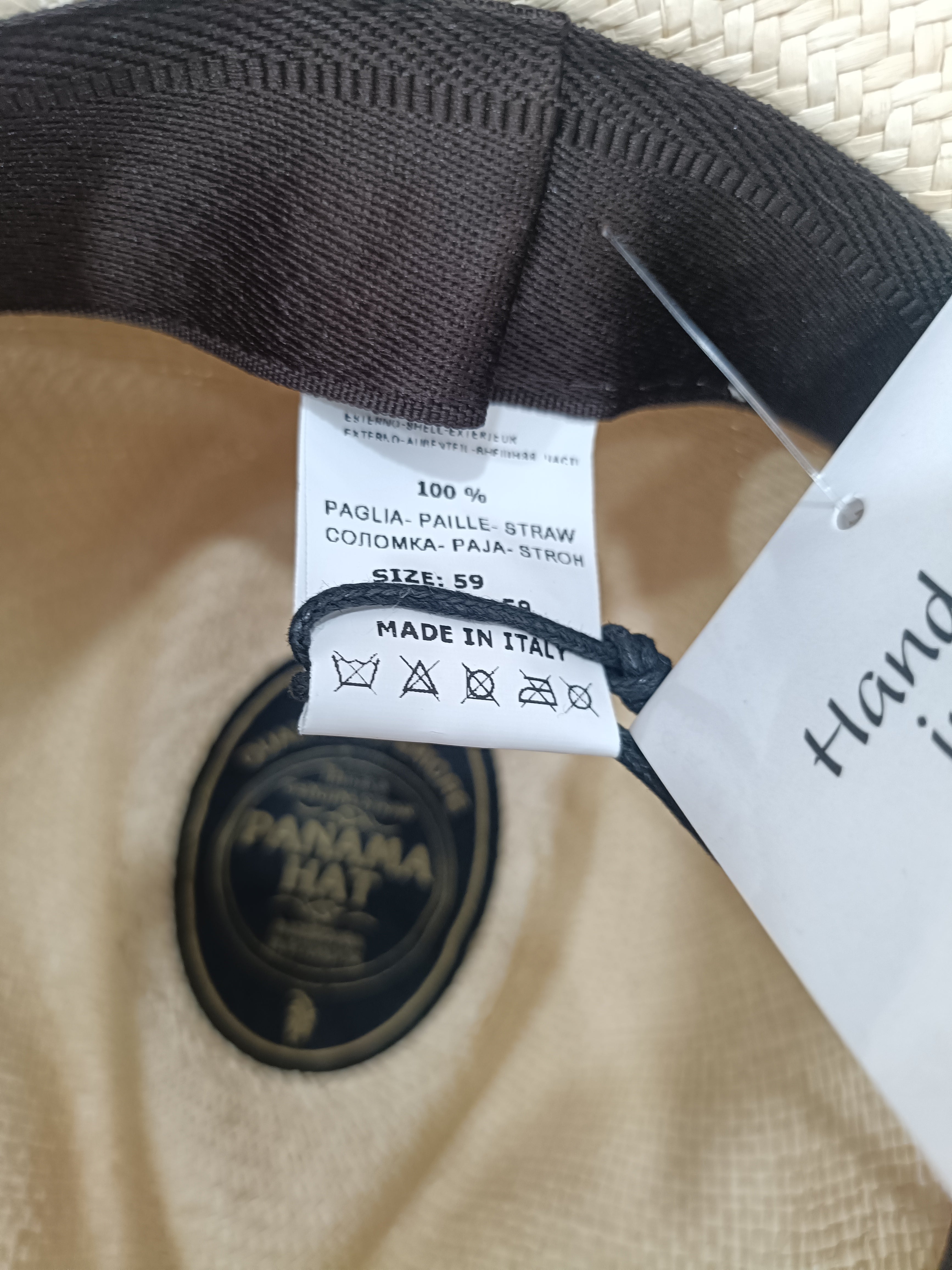Genuine Panama Hat - cappello Panama in vera paglia