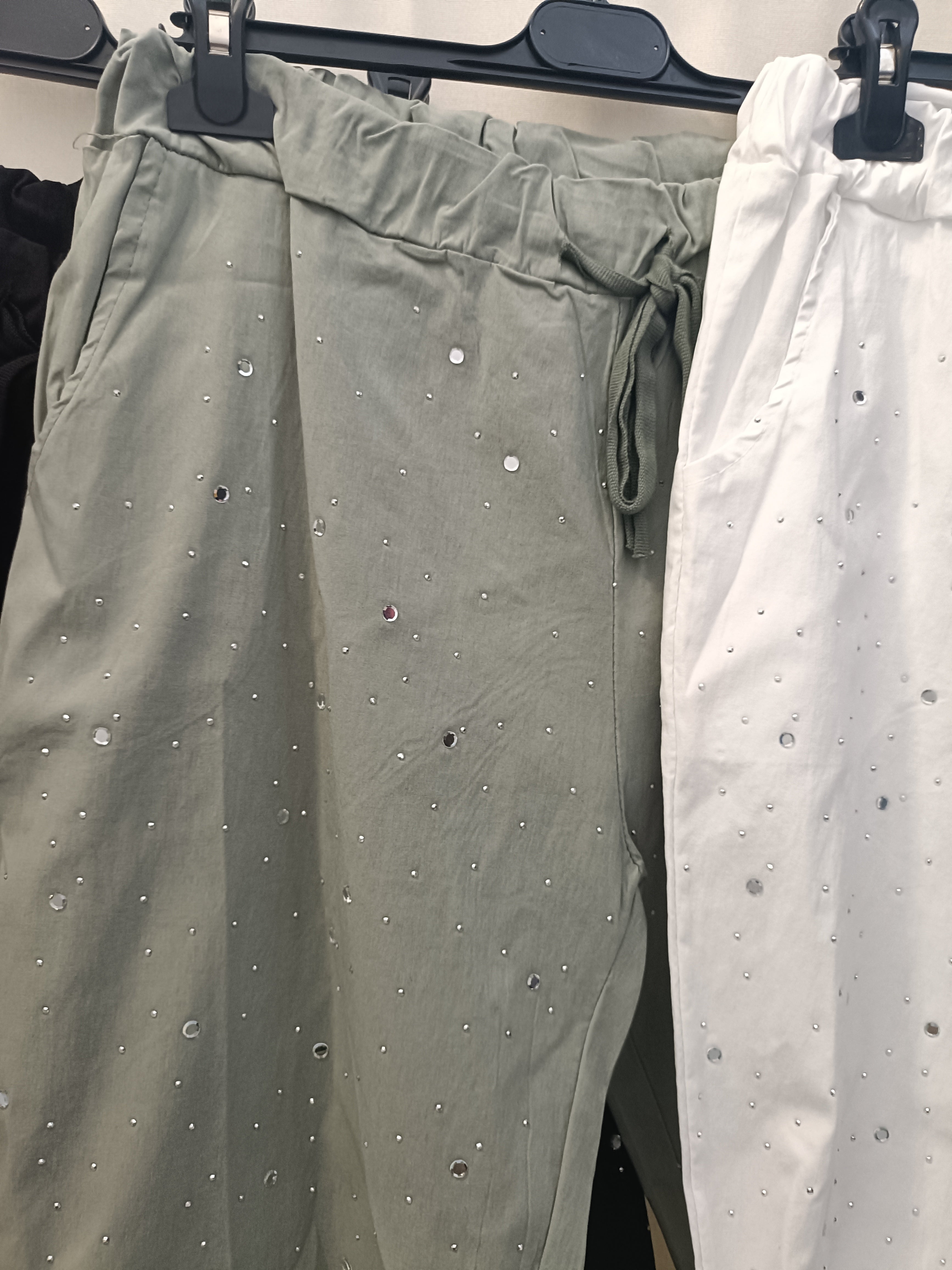 Pantaloncino curvy bermuda taglie comode con Strass