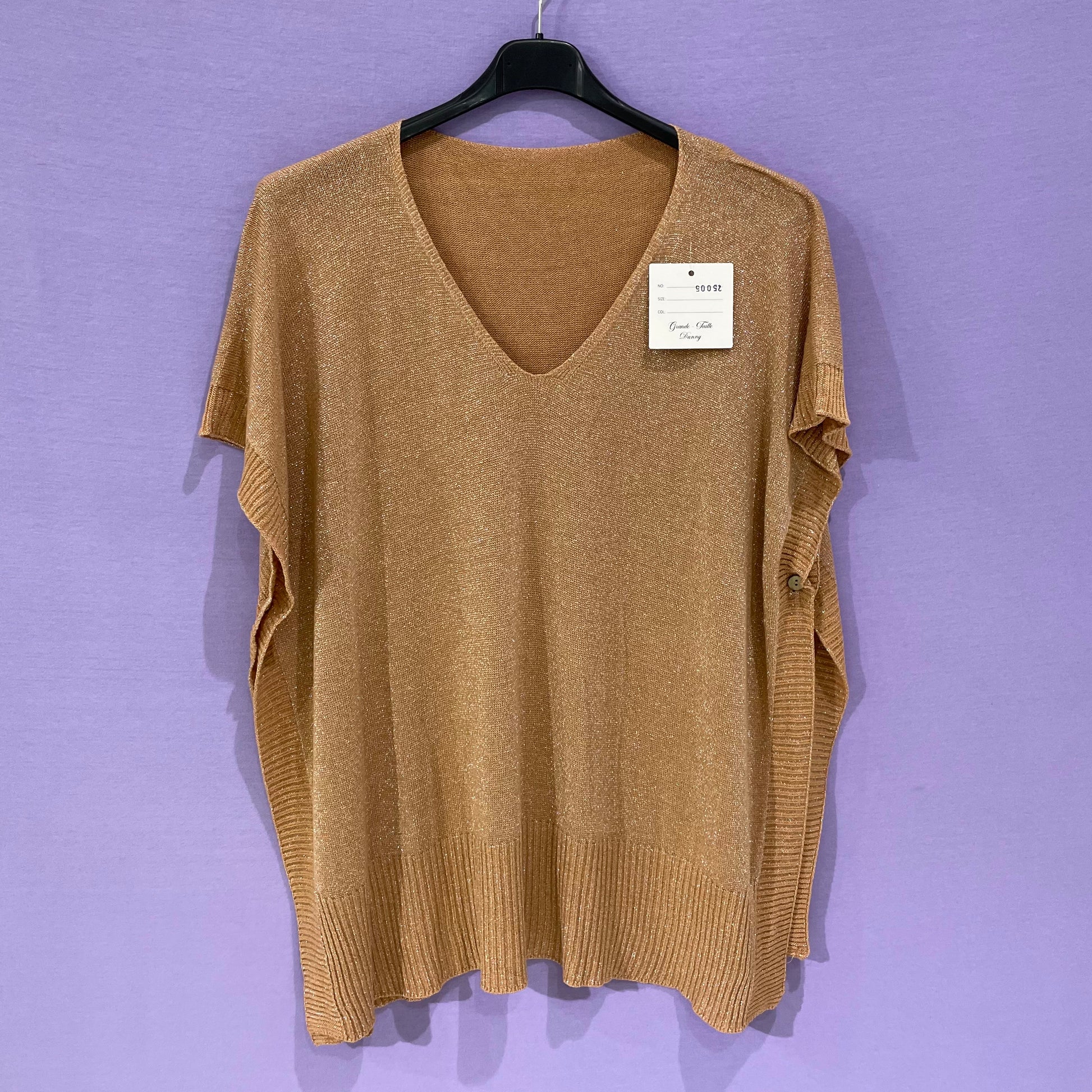 Maxi cappa lurex curvy