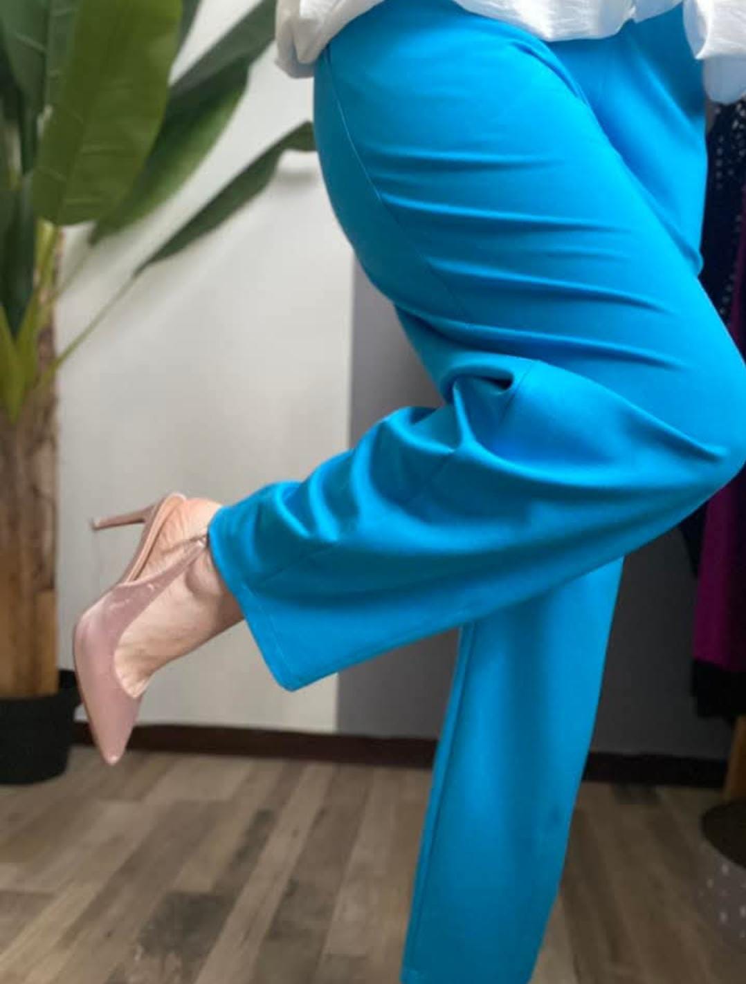 Pantalone Punto Milano con tasche - taglie comode