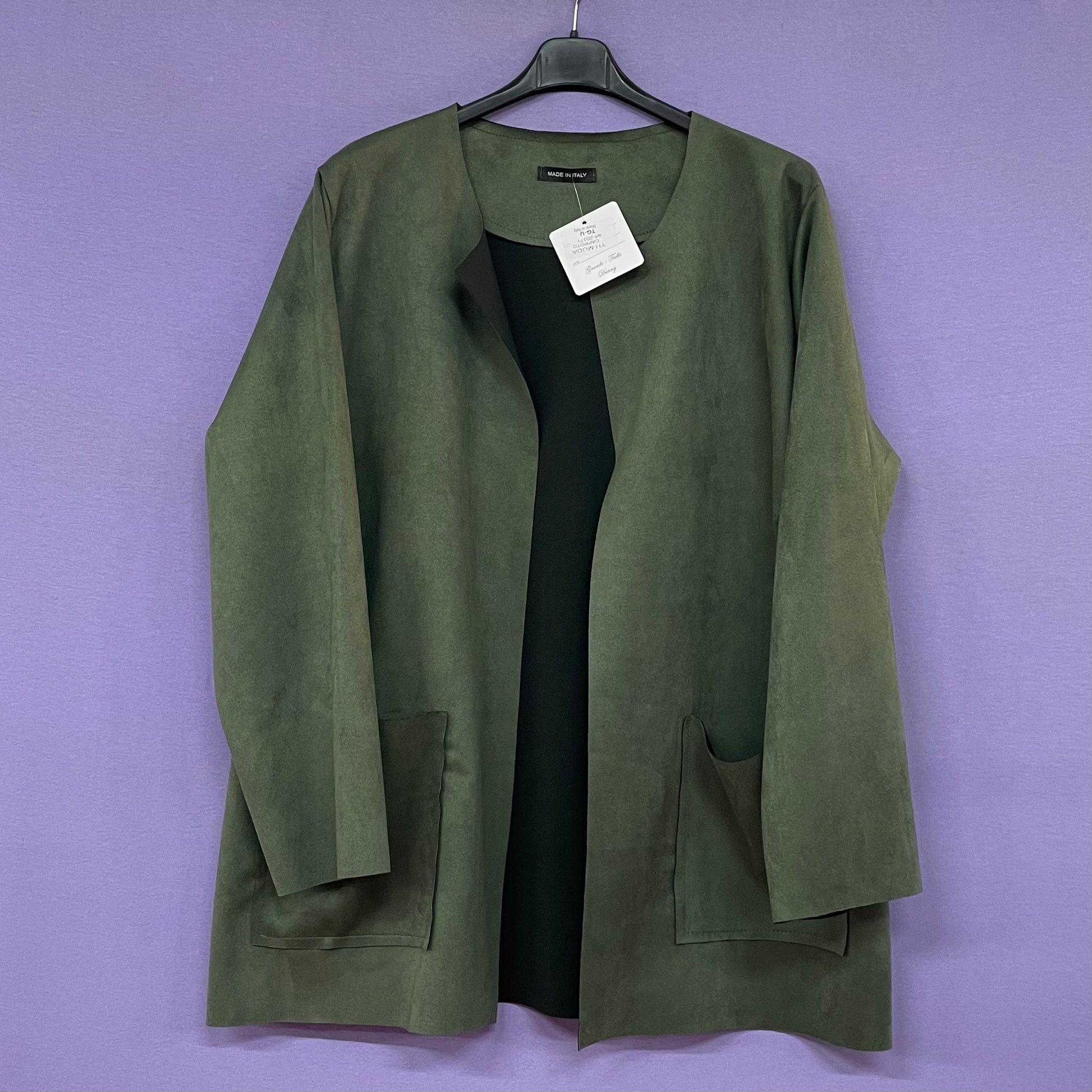 Giacca eco-dainetto curvy