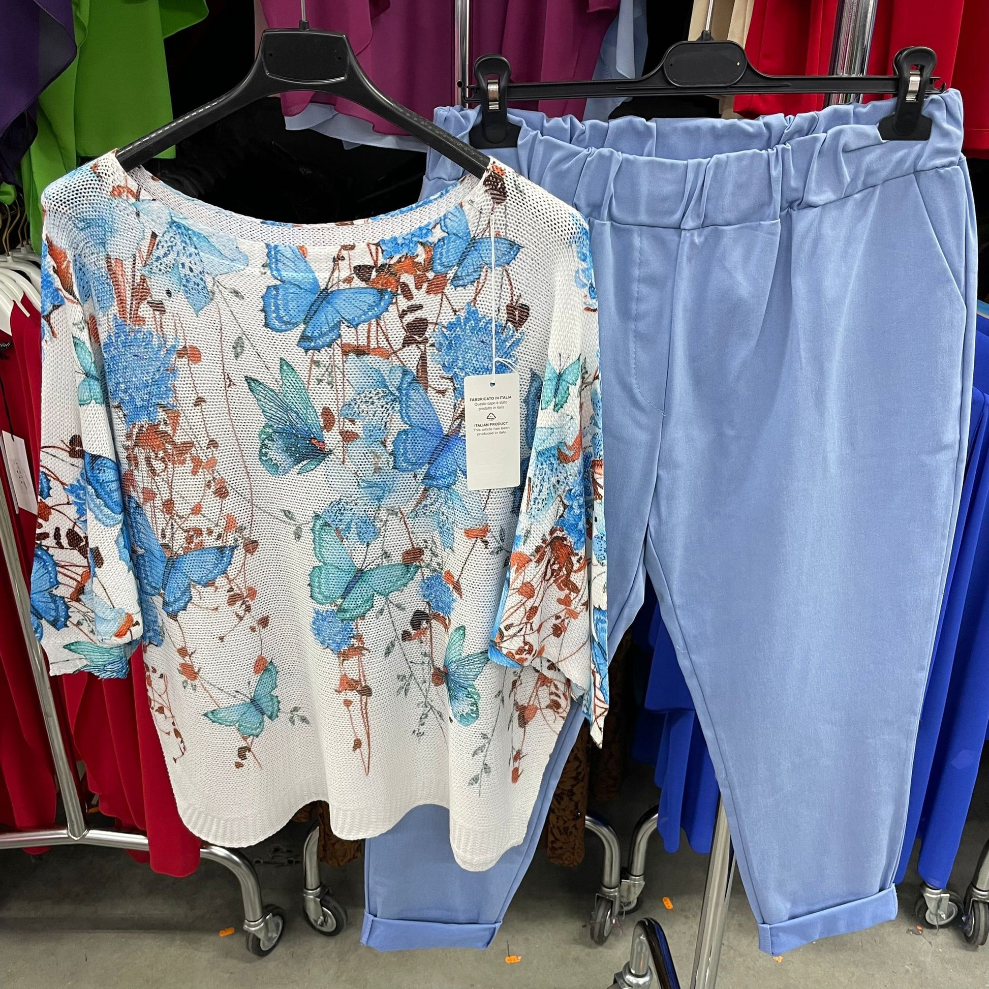 Completo Jeansetti e blusa