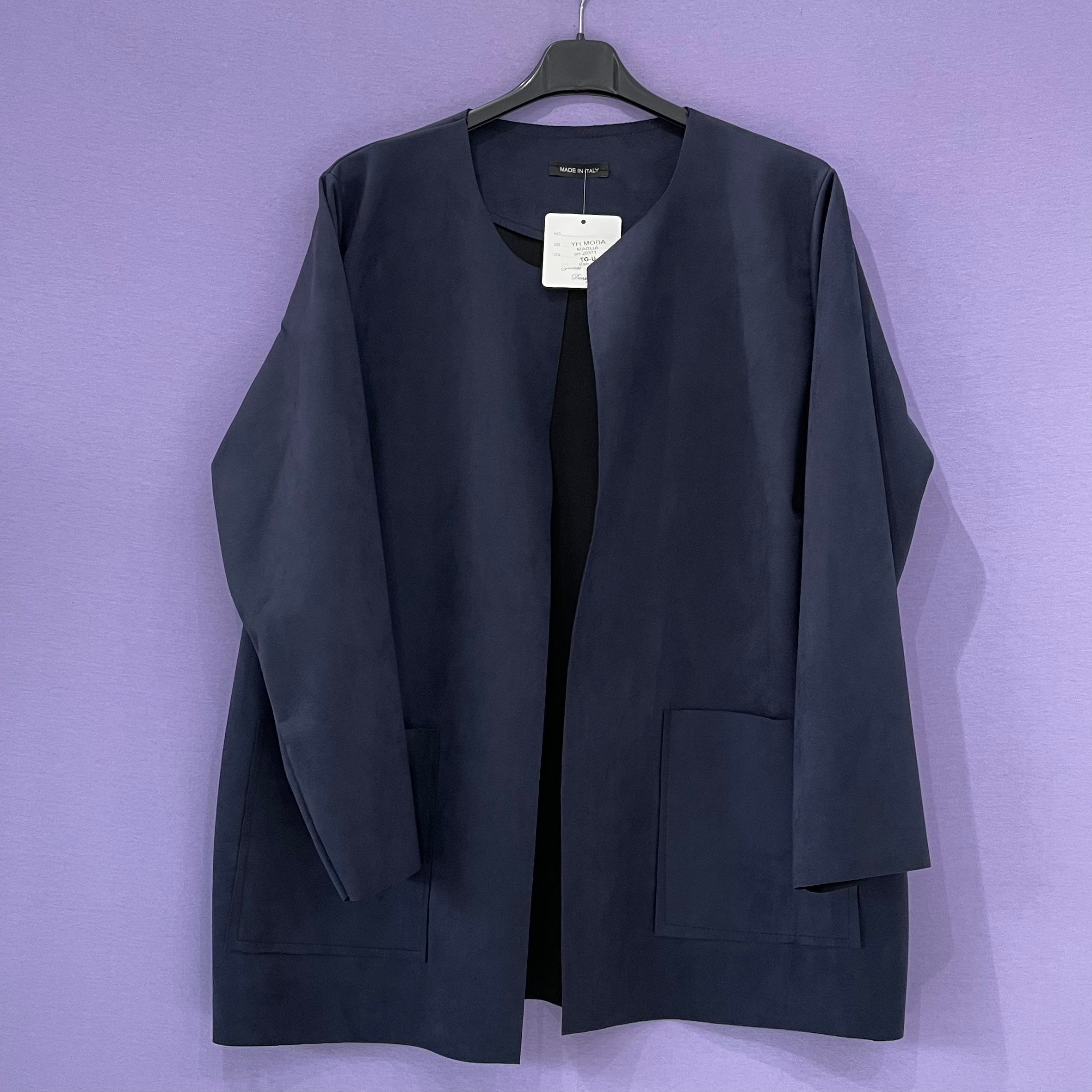 Giacca eco-dainetto curvy