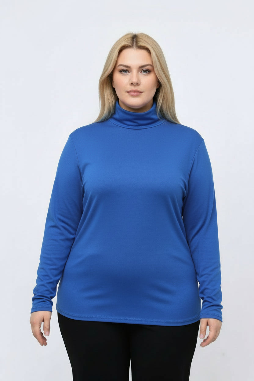 Lupetto seconda pelle in viscosa felpato taglie comode