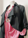 Trench Curvy nero