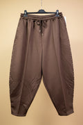 Pantalone con applicazioni taglie comode - laccio regolabile