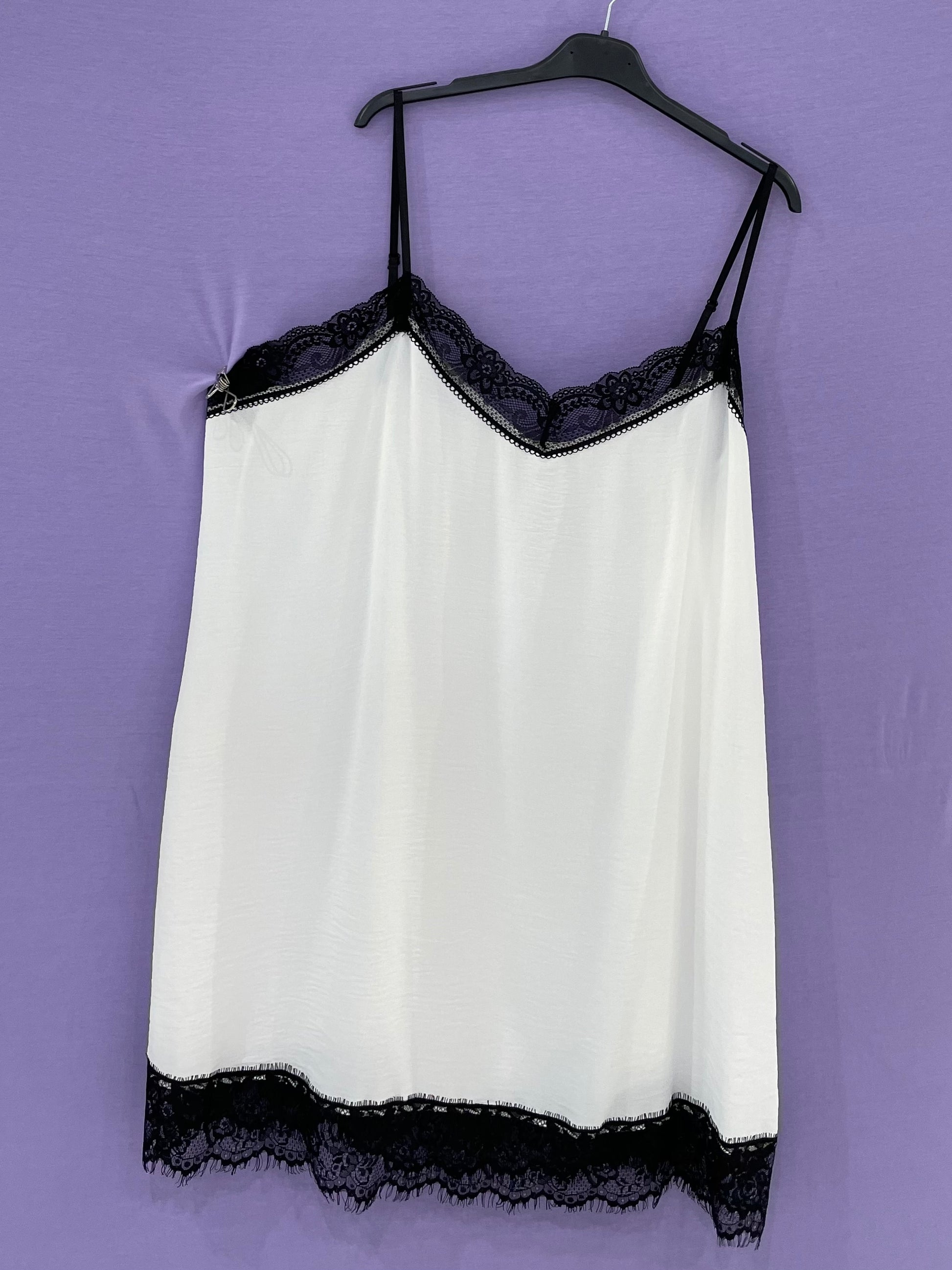 Maxy Top Canotta pizzo