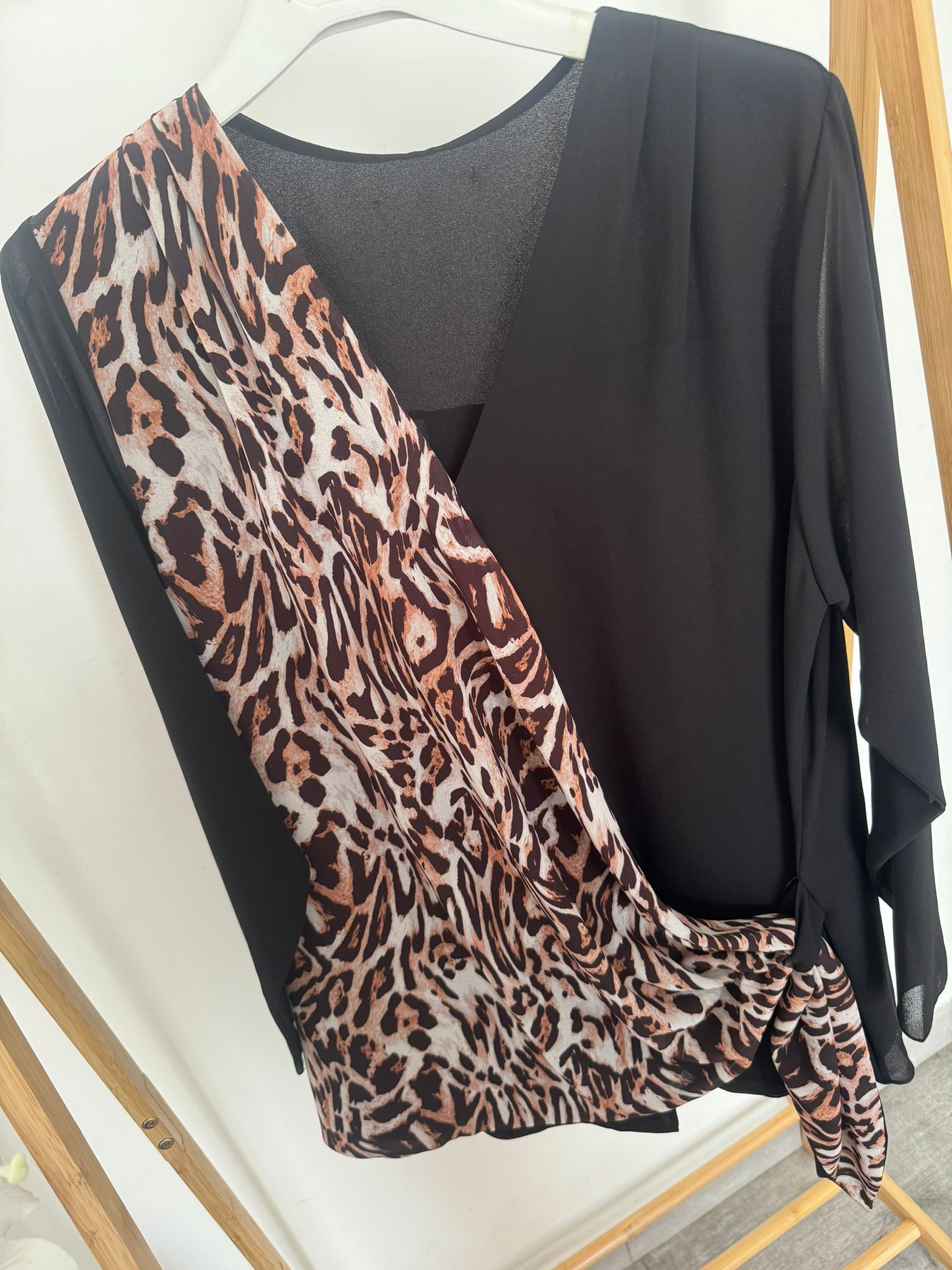 Maxi maglia animalier