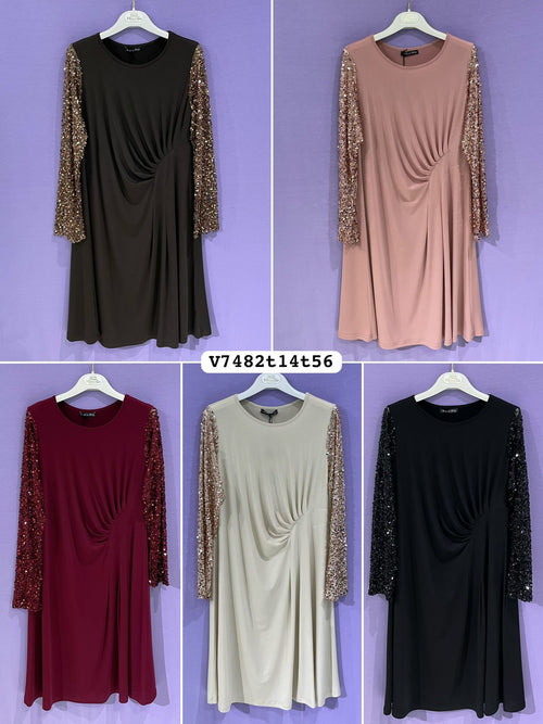 Abito paillettes - taglie  comode donna