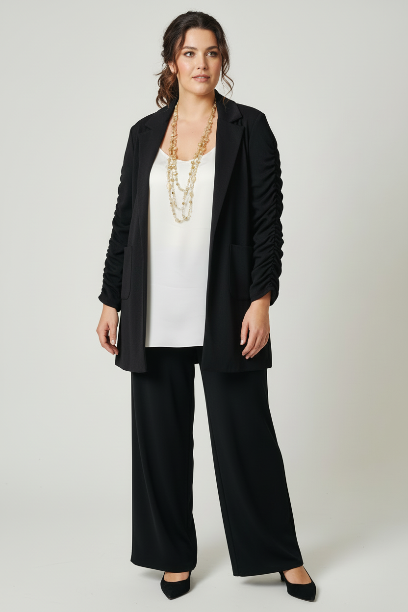 Completo Curvy Glam - blazer pantalone e top
