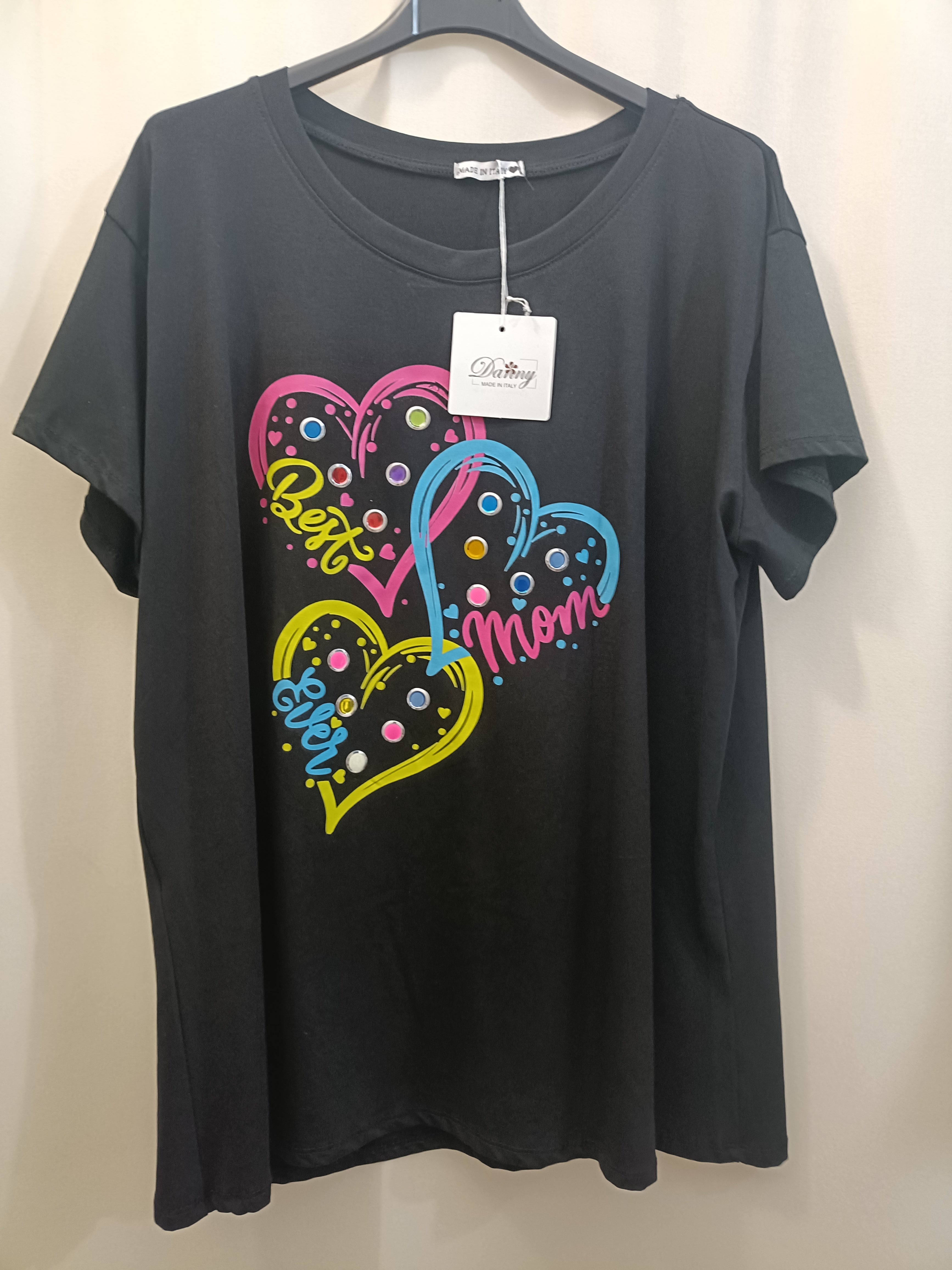 T-shirt cuori taglie comode cotone