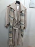 Trench Crema con bottoni oro - taglie comode