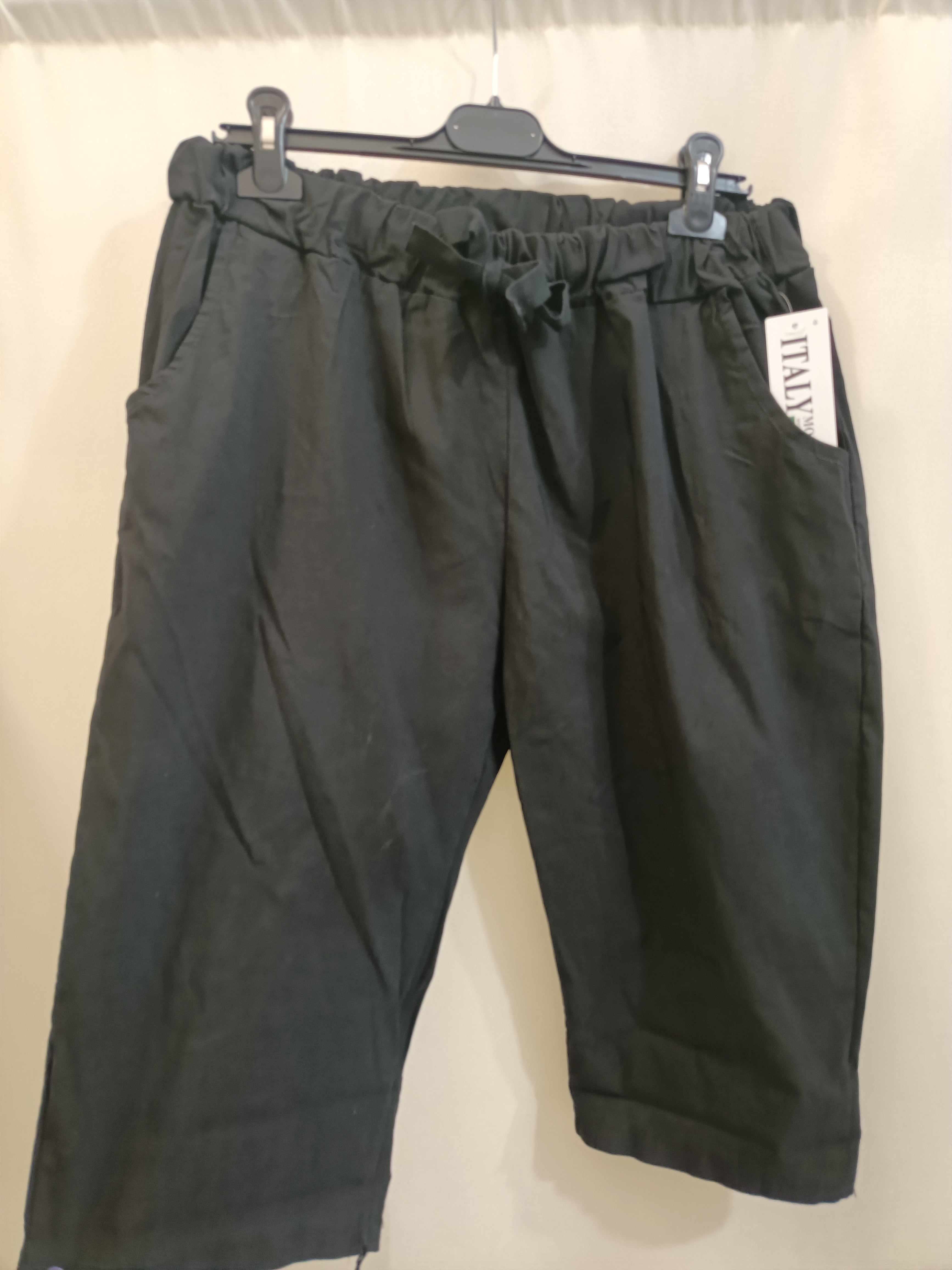 Bermuda donna nero taglie comode - vestibilità perfetta da XL A 5XL