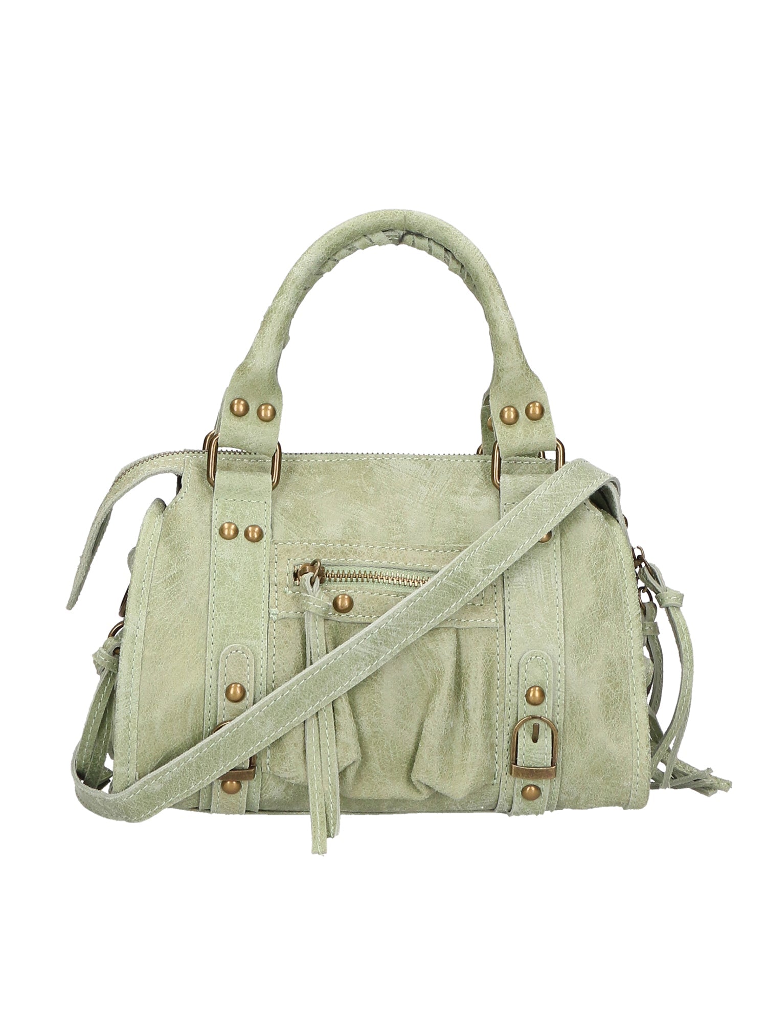 Borsa a spalla City bag vera pelle artigianale italiana