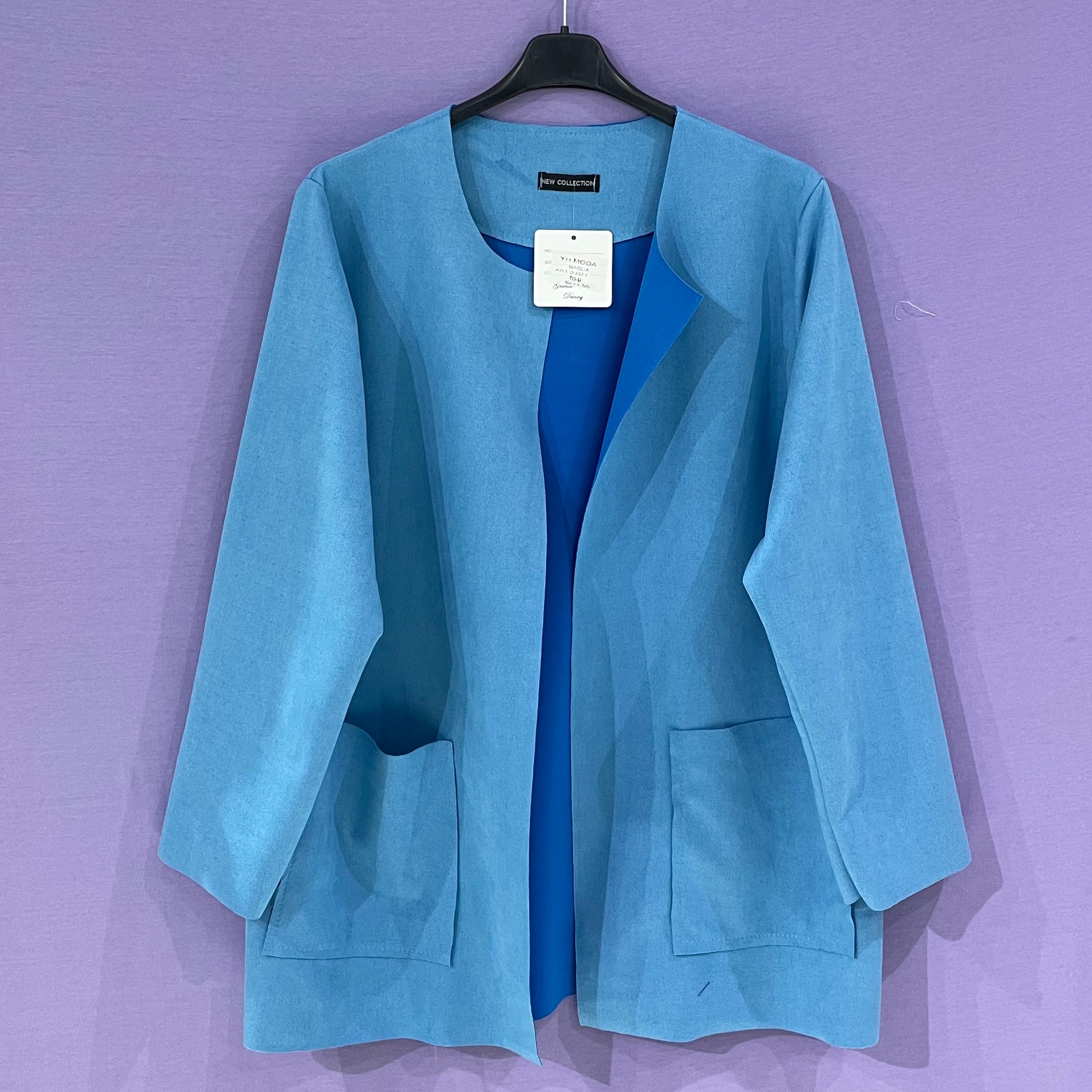 Giacca eco-dainetto curvy