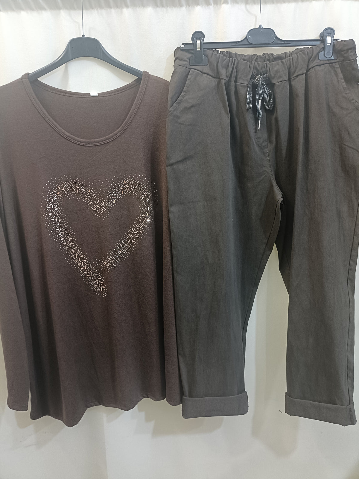 Maxi maglia con applicazioni - oversize