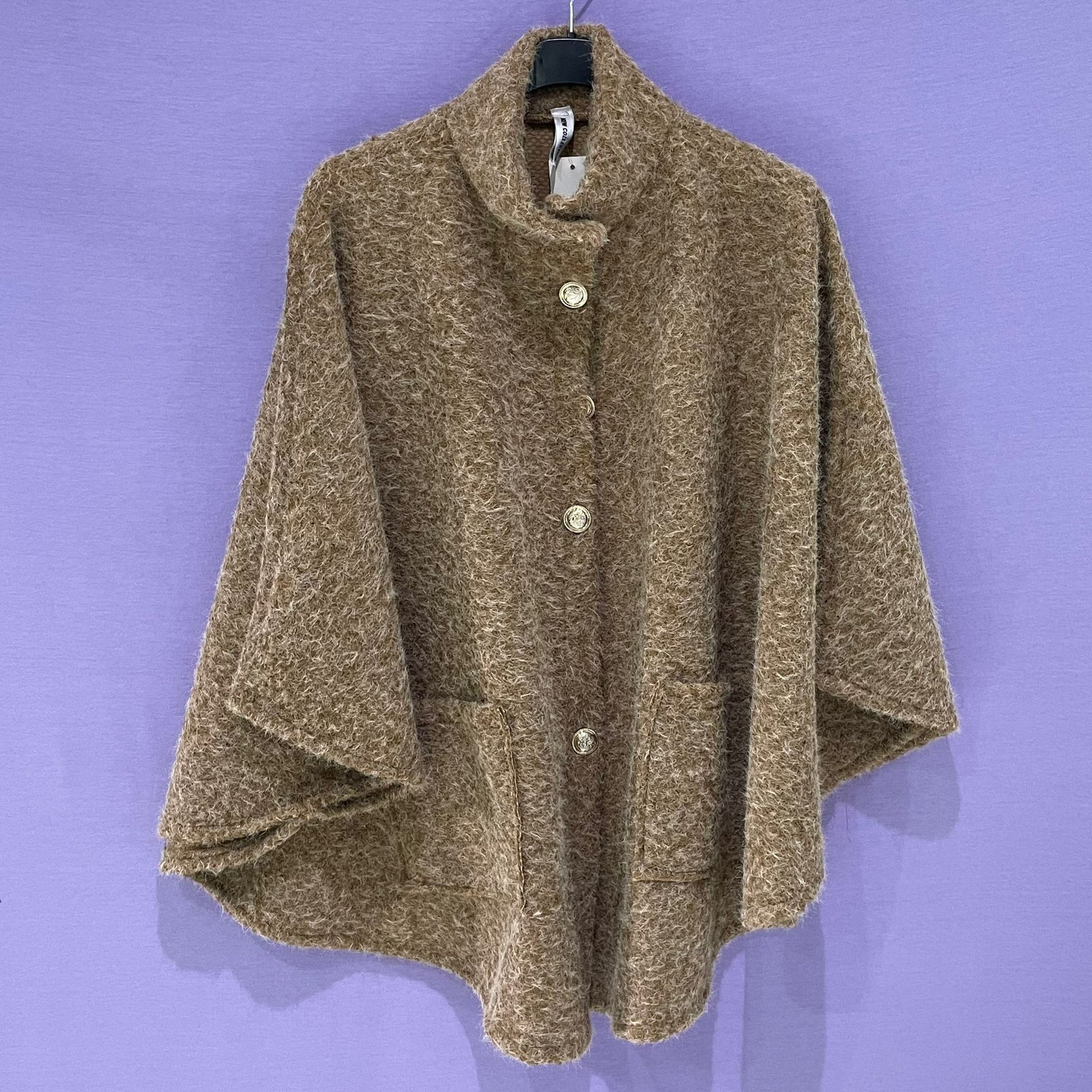 Maxi cappotto poncho