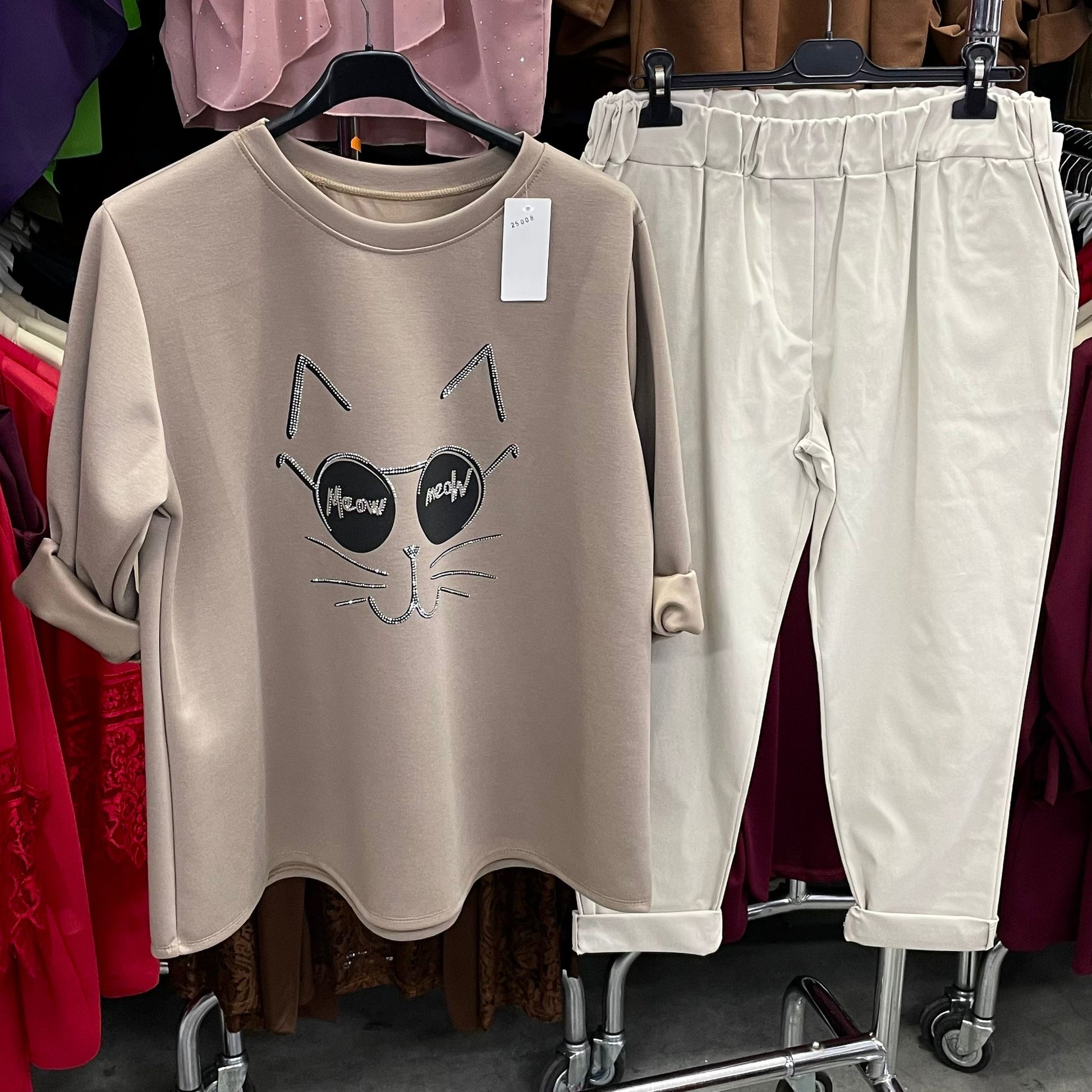 Completo felpa Miao e Jeansetto