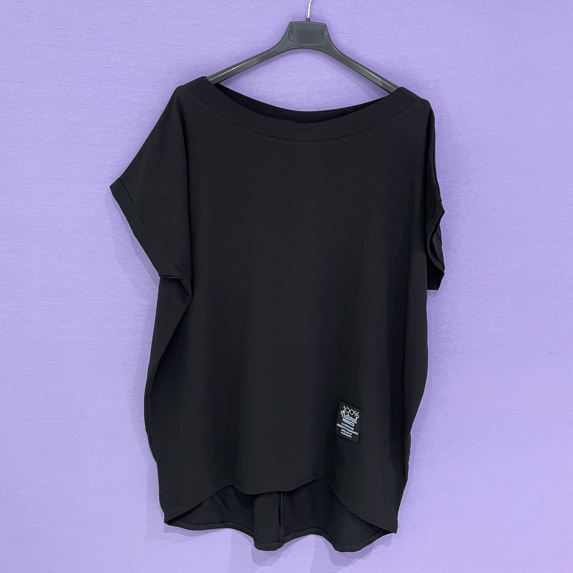 Maxi maglia cotone scollo tondo