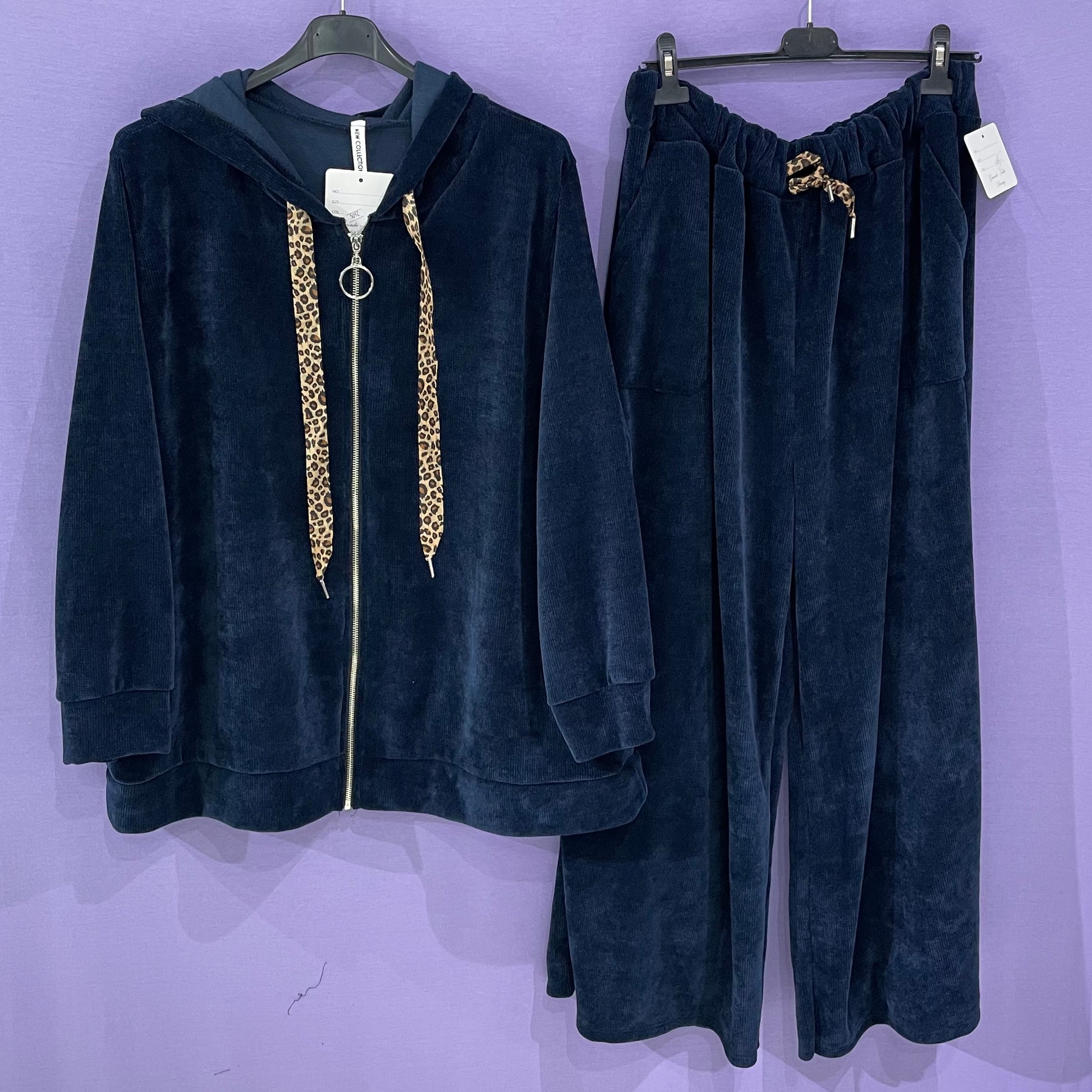 Maxi tuta dettagli animalier curvy