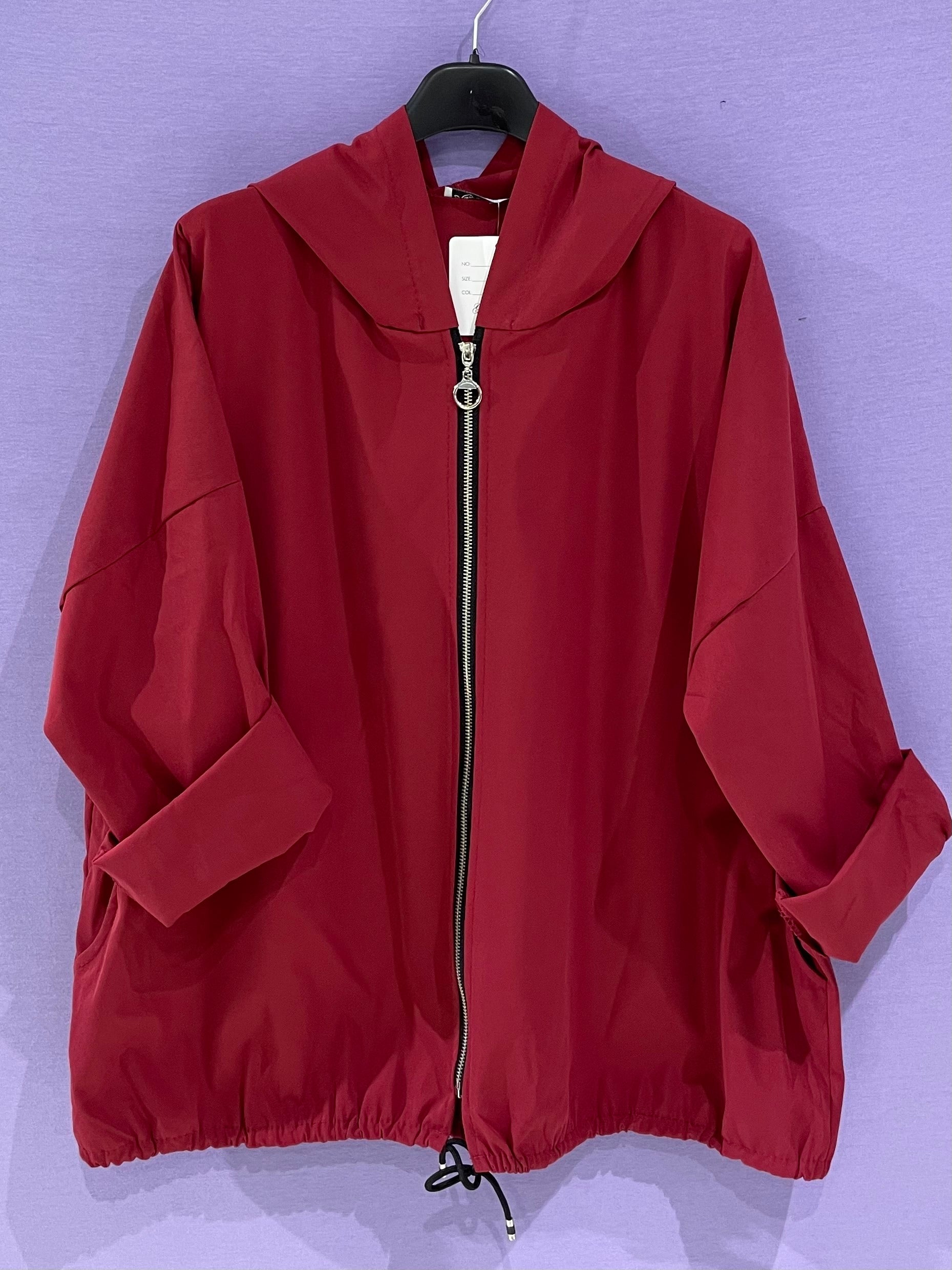 Impermeabile con cappuccio curvy