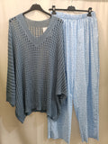 Maxi maglia rete traforata oversize morbida - taglie comode L - 5XL