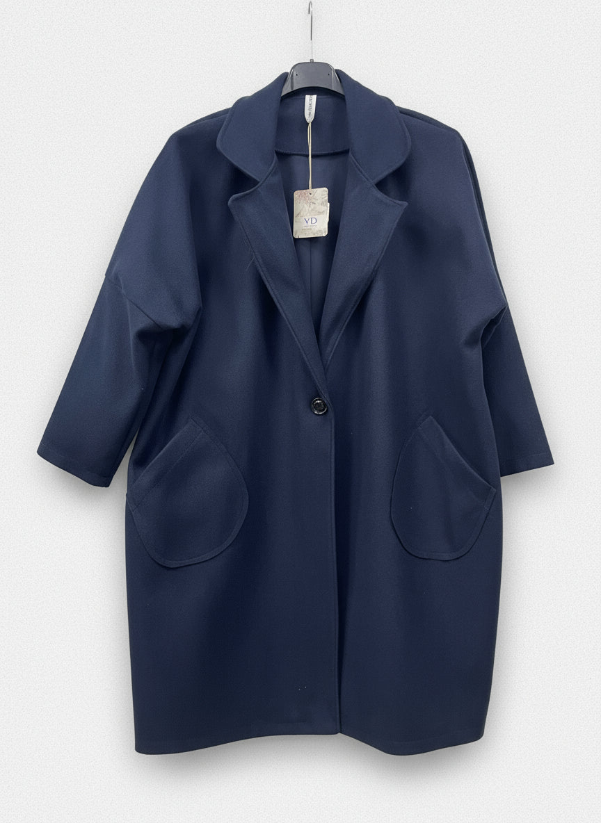 Cappotto lungo bottoni