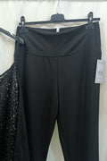 Coordinato Maxi top paillettes sbrilluccico curvy e Pantalone Lycra con fascione