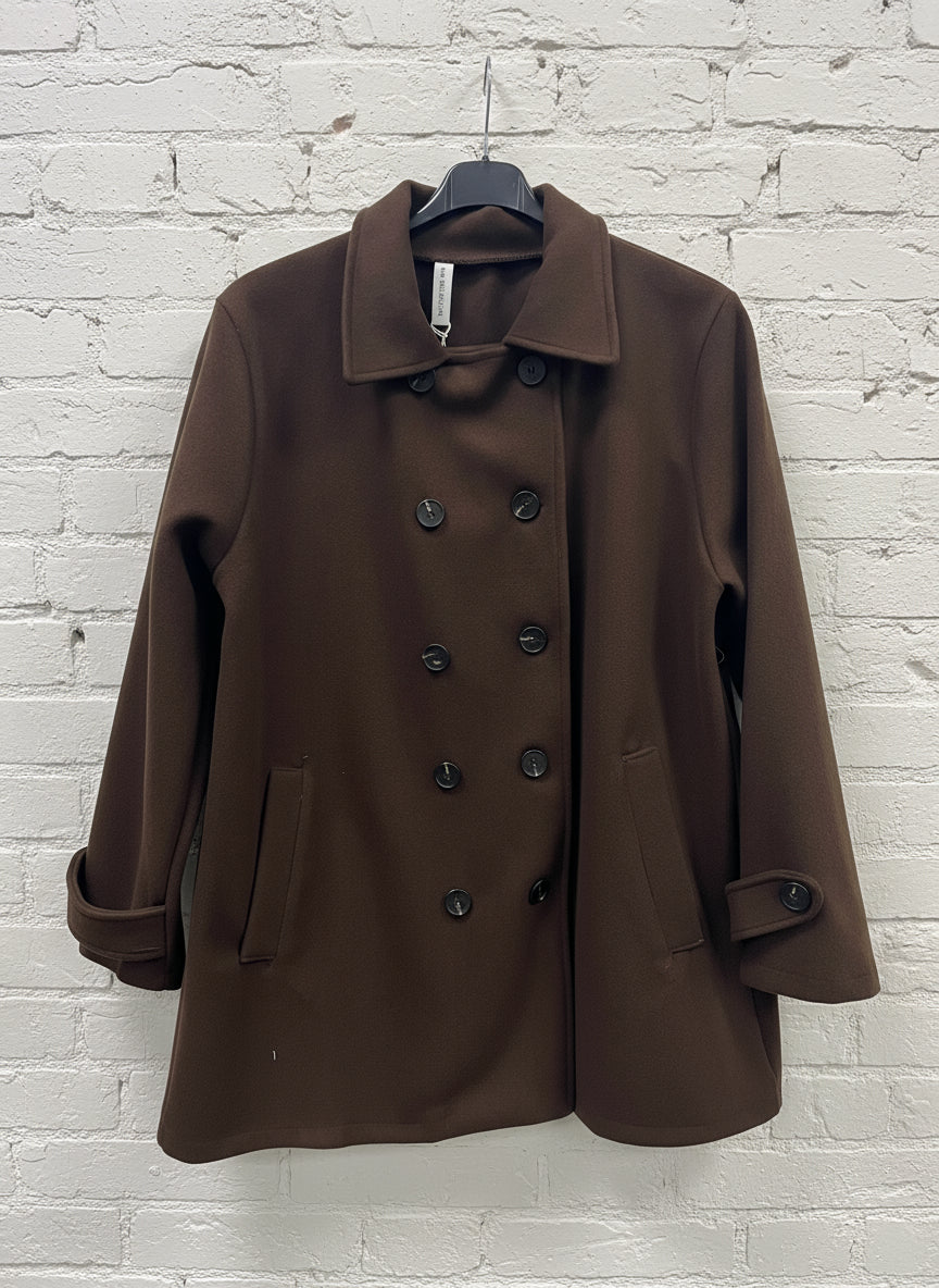 Cappotto doppio petto curvy