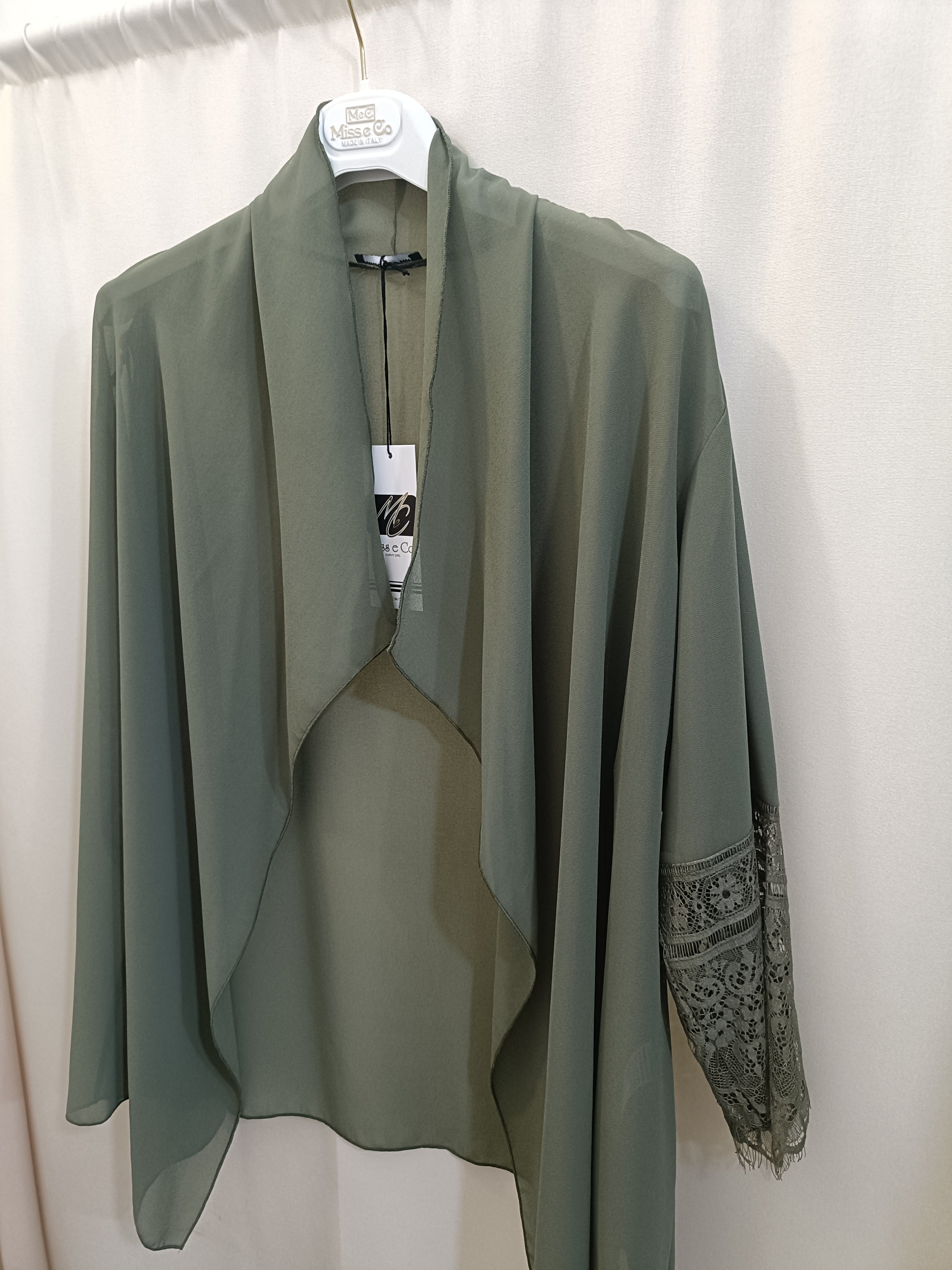 Coprispalle con merletto taglie comode XL 5XL
